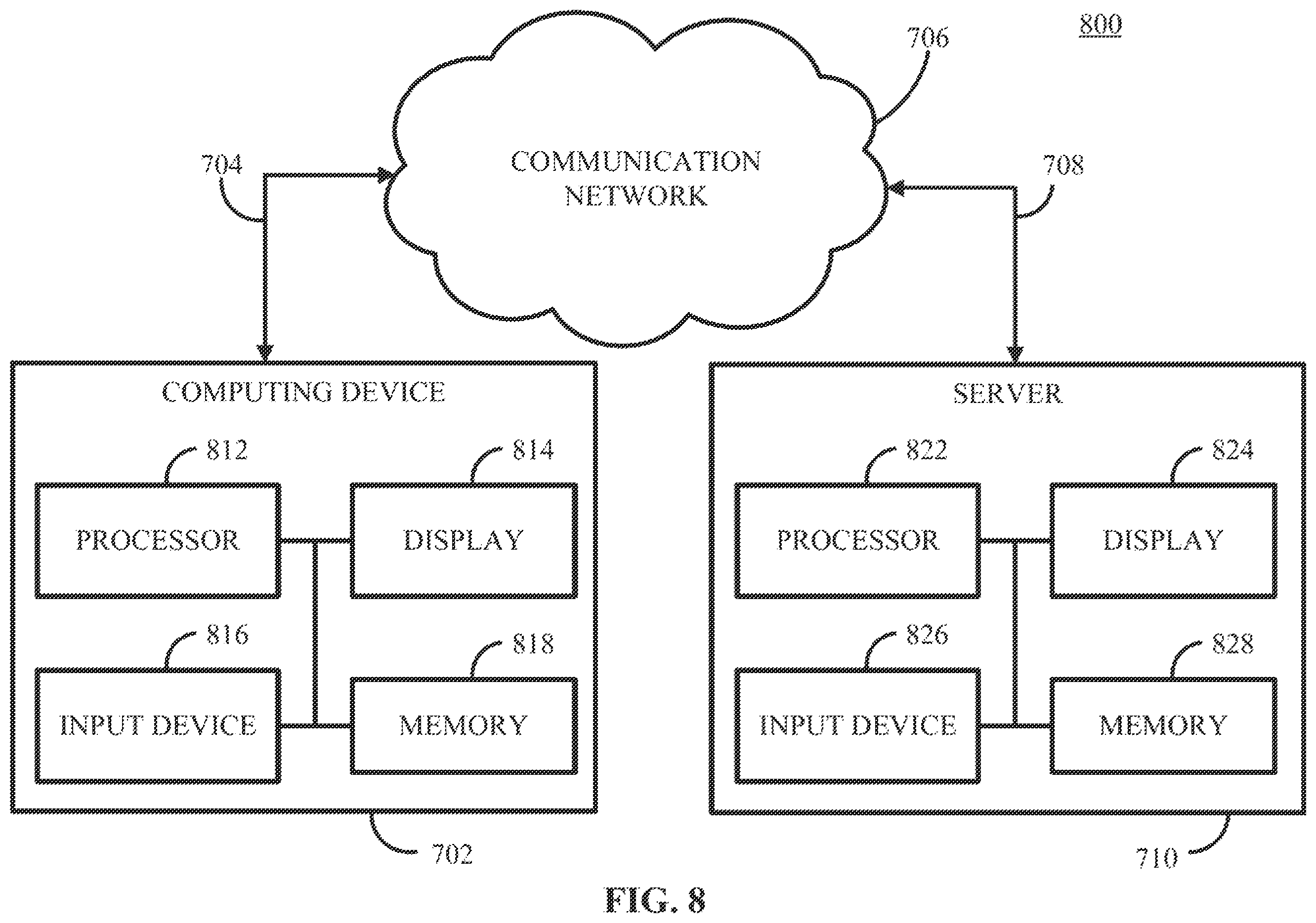 Patent US12367239 Figure 8 – Methods, systems, and media for searching for video content