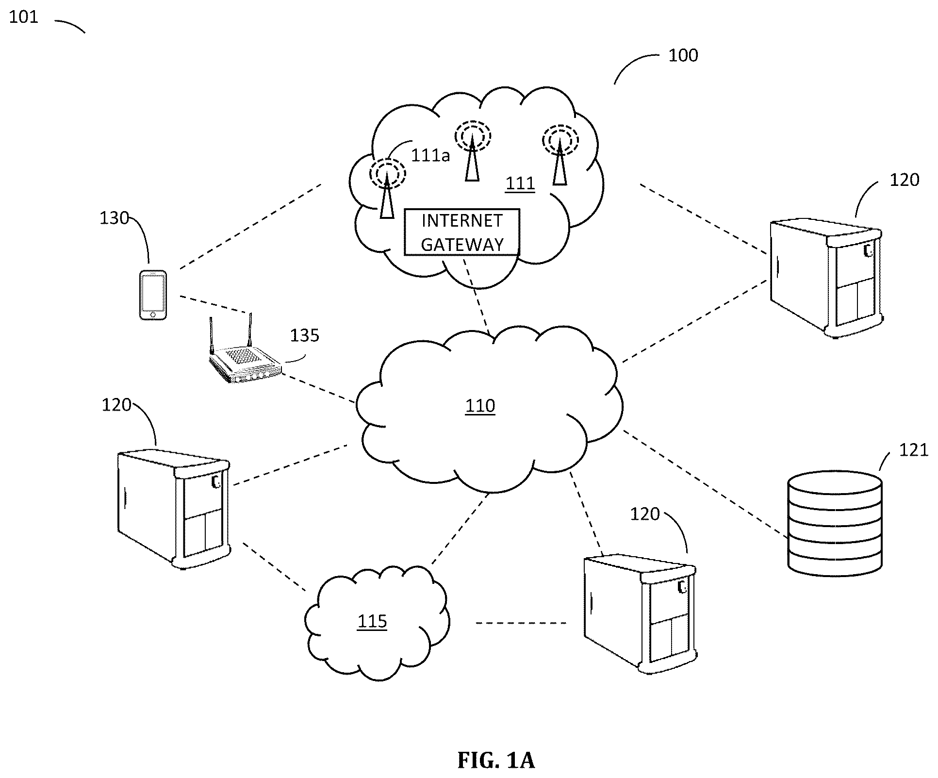 Patent US12367247 Figure 1 – System and method for segmenting mobile entities based on detected mobile events