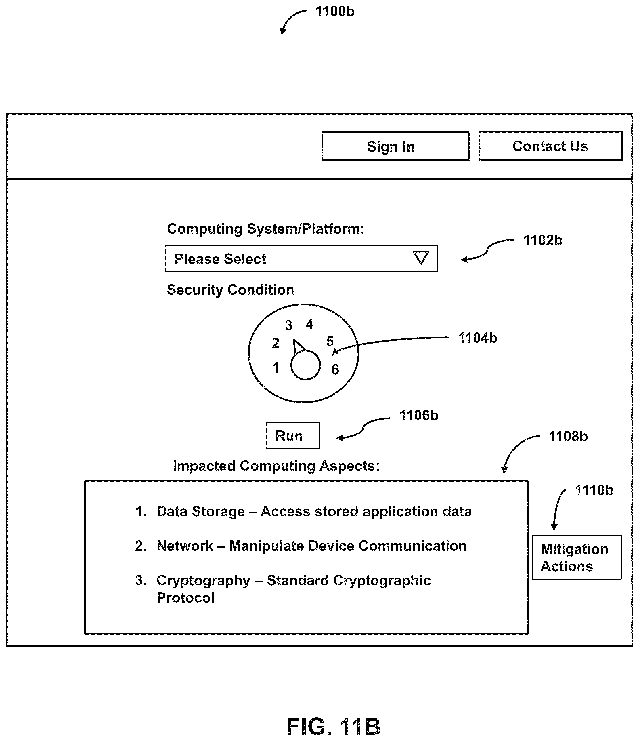 Patent US12367292 Figure 12 – Providing user-induced variable identification of end-to-end computing system security impact information systems and methods