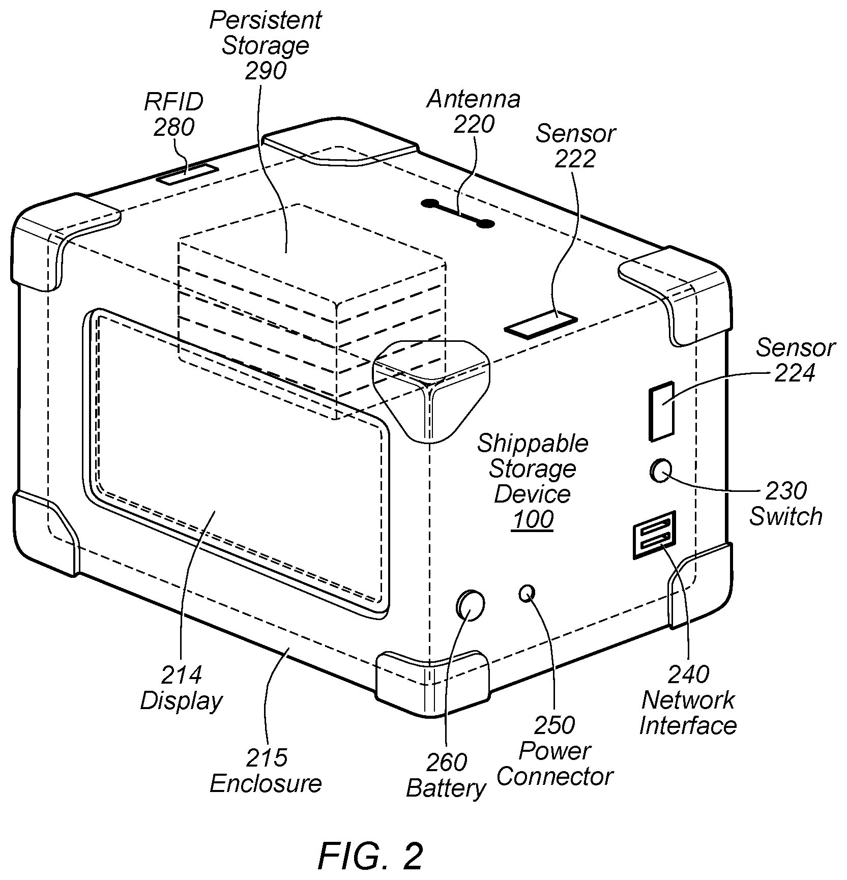 Patent US12367298 Figure 2 – Provisioning of a shippable storage device and ingesting data from the shippable storage device