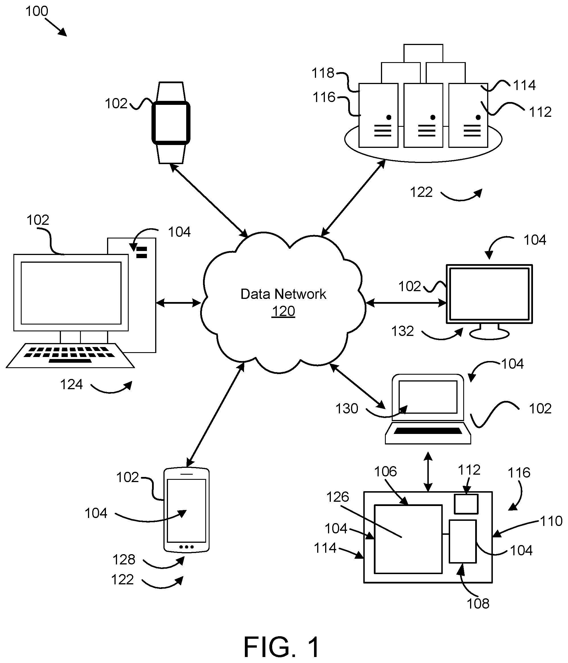 Patent US12367300 Figure 1 – Secure erase of user data using storage regions