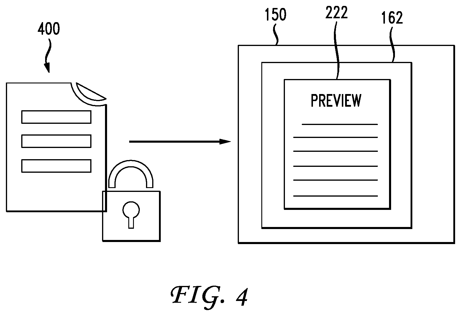 Patent US12367301 Figure 6 – Server-side rendering password protected documents