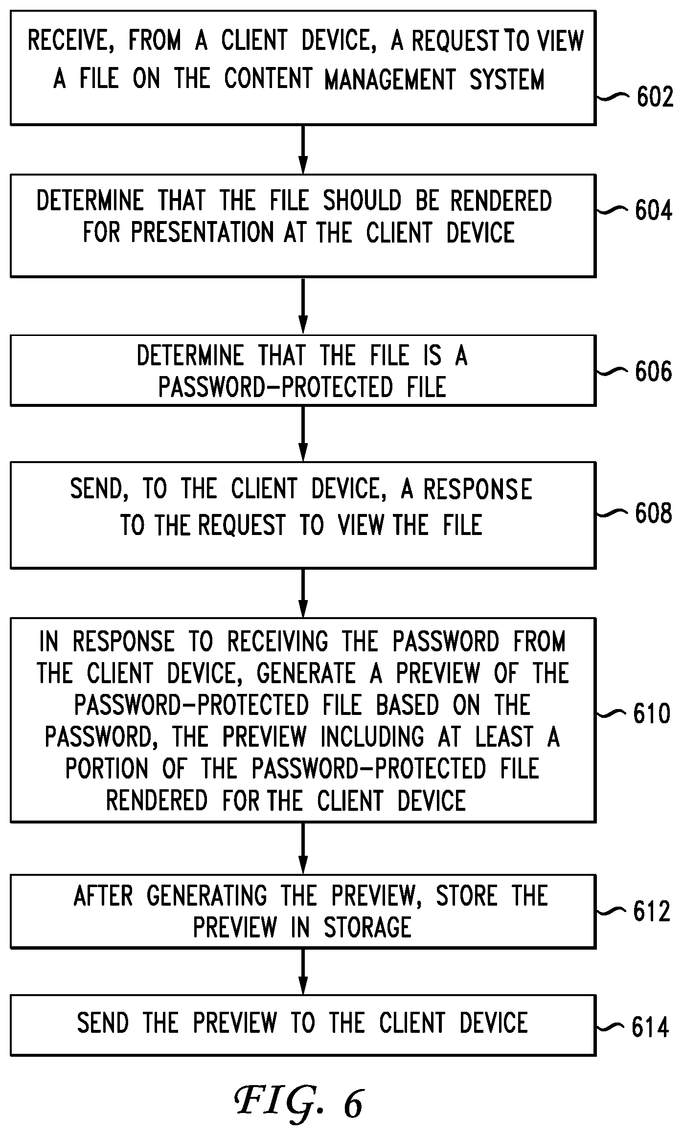 Patent US12367301 Figure 8 – Server-side rendering password protected documents