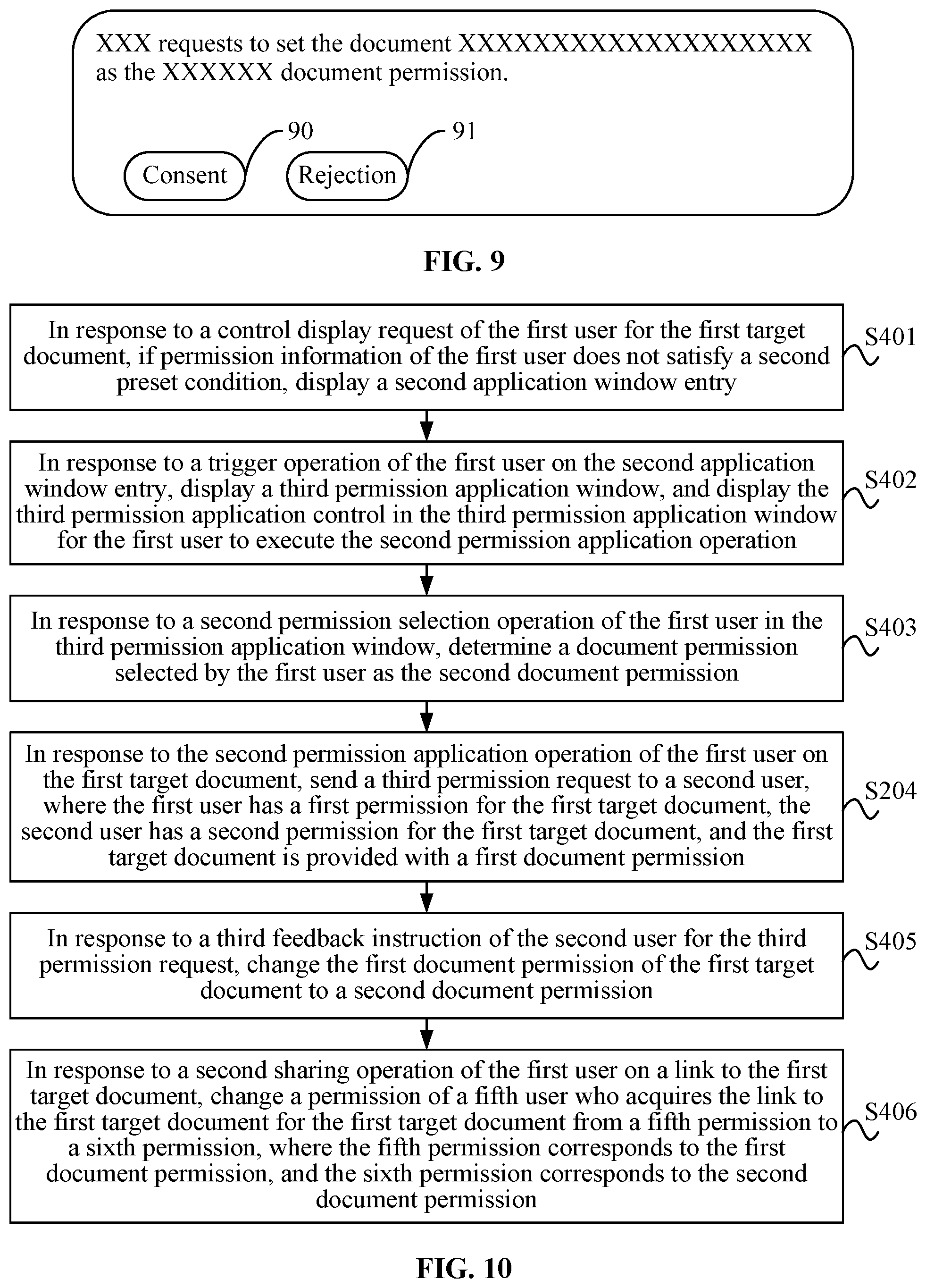 Patent US12367302 Figure 6 – Document permission processing method and apparatus, electronic device, and storage medium