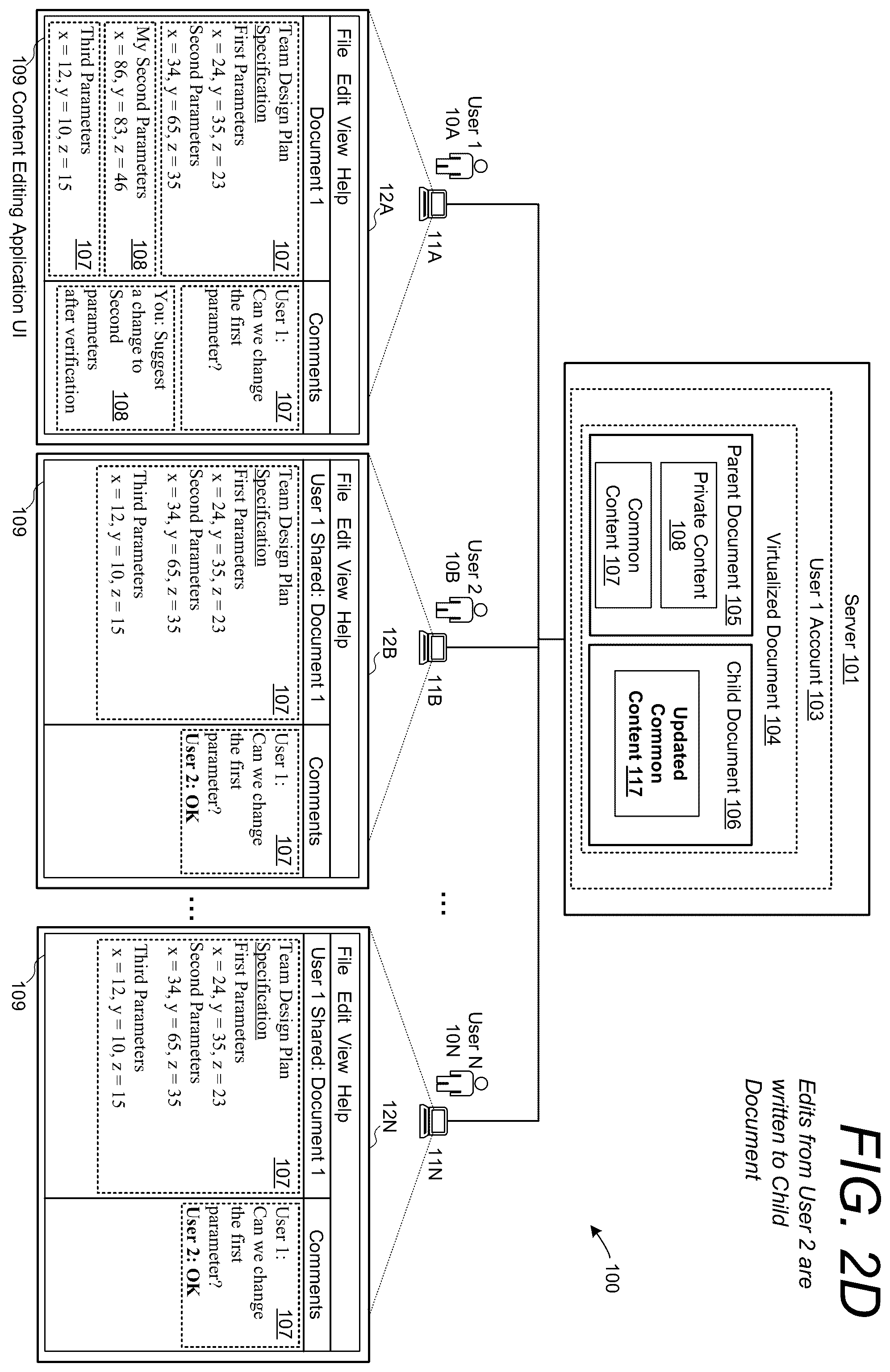 Patent US12367303 Figure 5 – Enhanced security features for controlling access to shared content and private content of a shared document