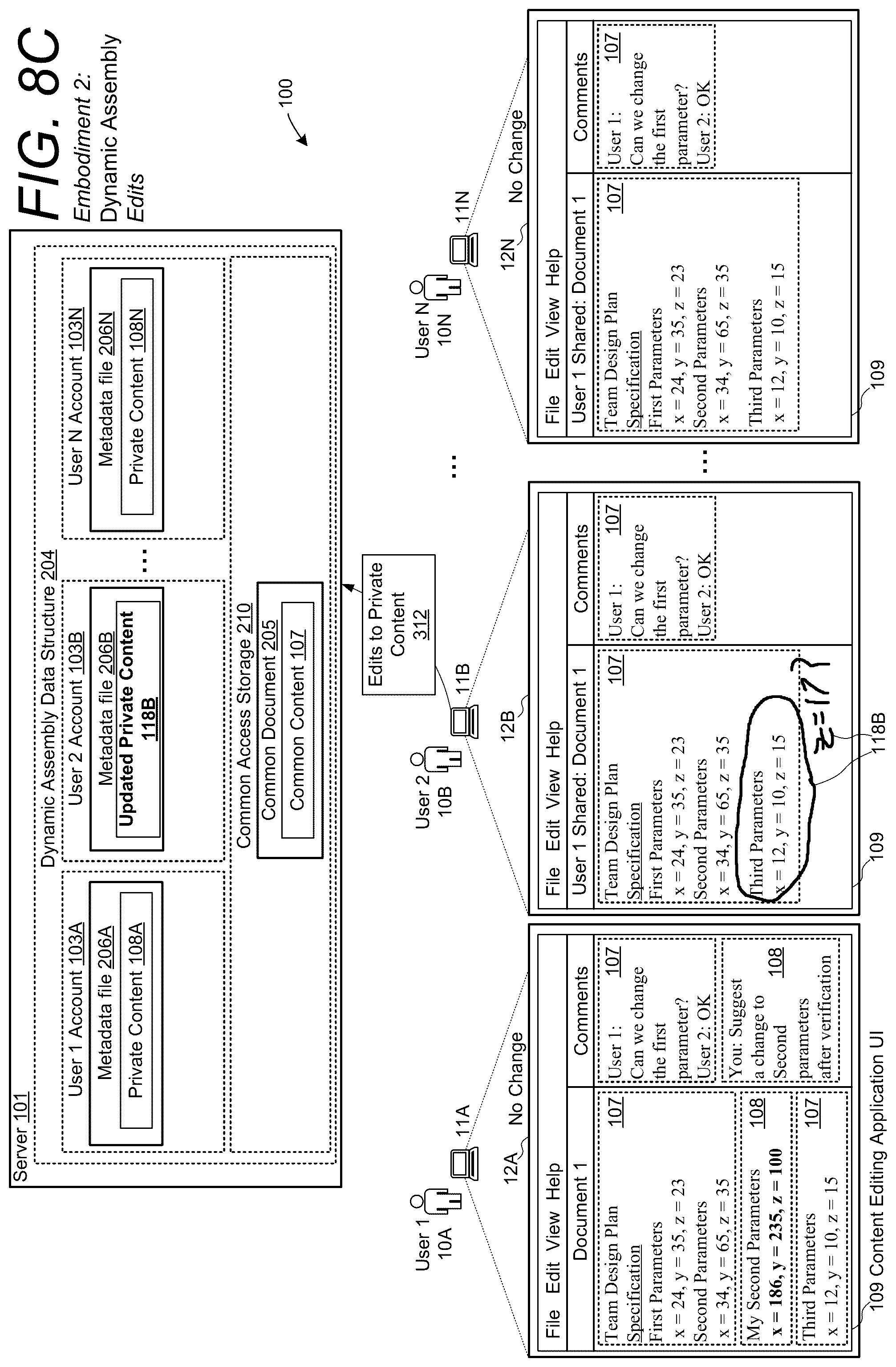 Patent US12367303 Figure 20 – Enhanced security features for controlling access to shared content and private content of a shared document