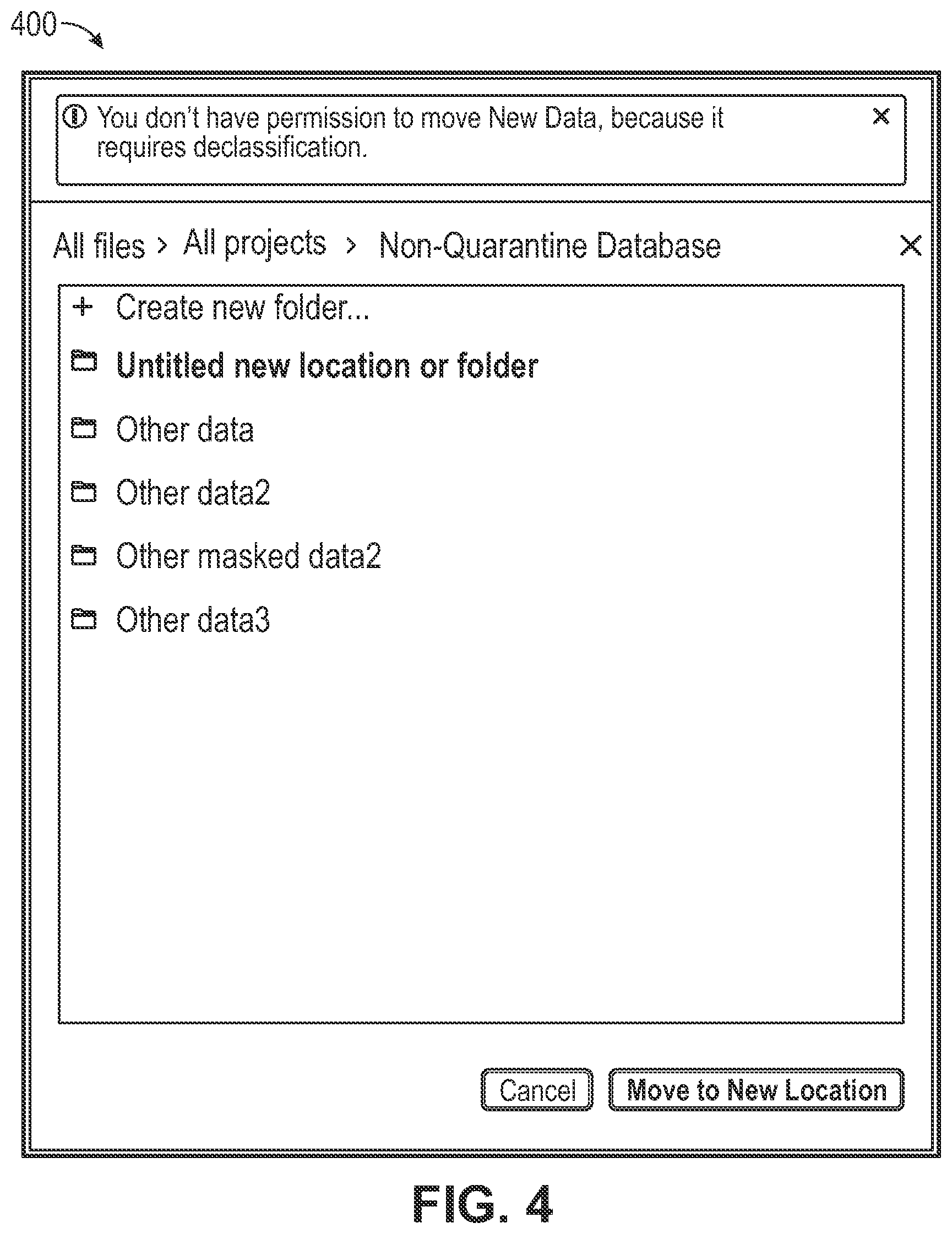 Patent US12367310 Figure 4 – Data security
