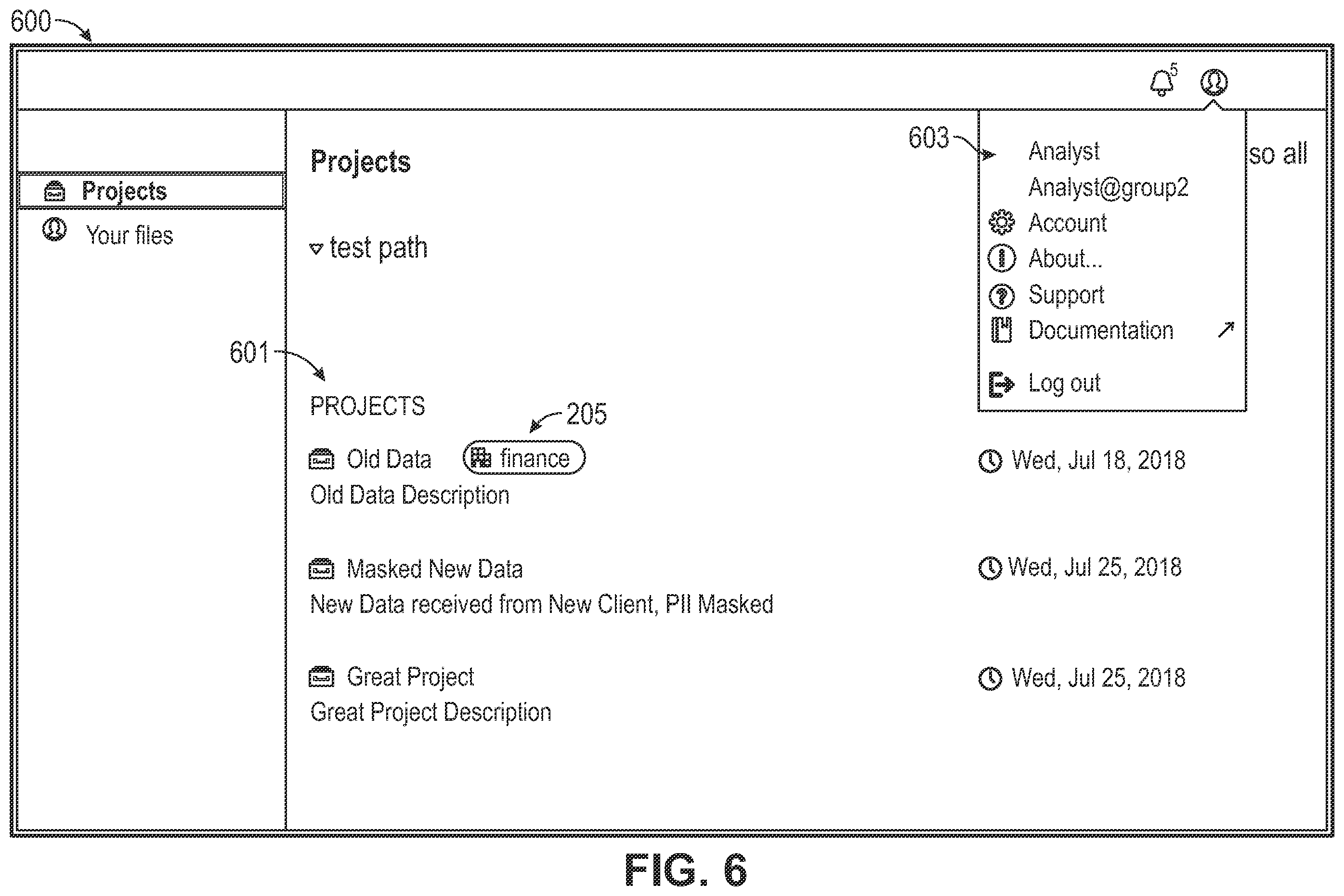 Patent US12367310 Figure 6 – Data security