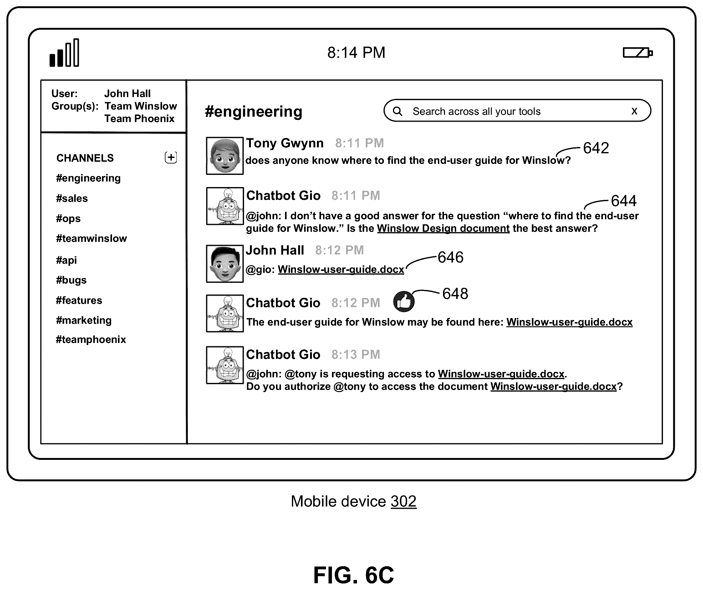 Patent US12367311 Figure 19 – Leveraging question and answer pair extraction from linked documents to improve permissions-aware automated responses