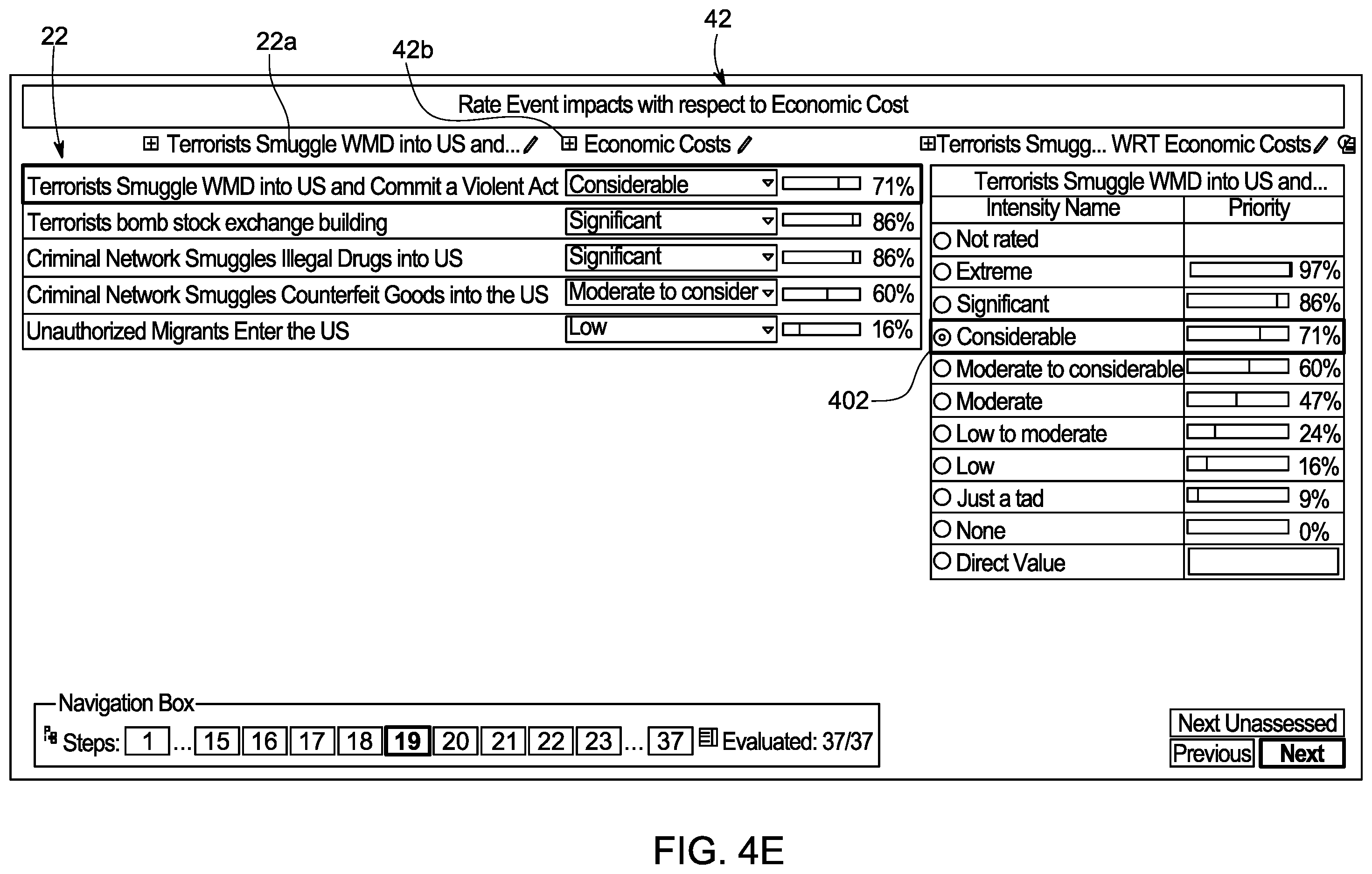 Patent US12367327 Figure 9 – System and a method for correcting inflated computed risk estimates by employing Monte Carlo simulations