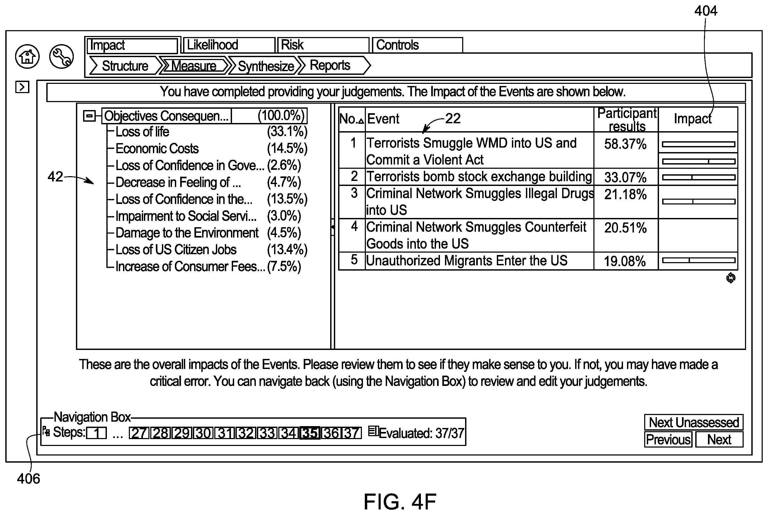 Patent US12367327 Figure 10 – System and a method for correcting inflated computed risk estimates by employing Monte Carlo simulations