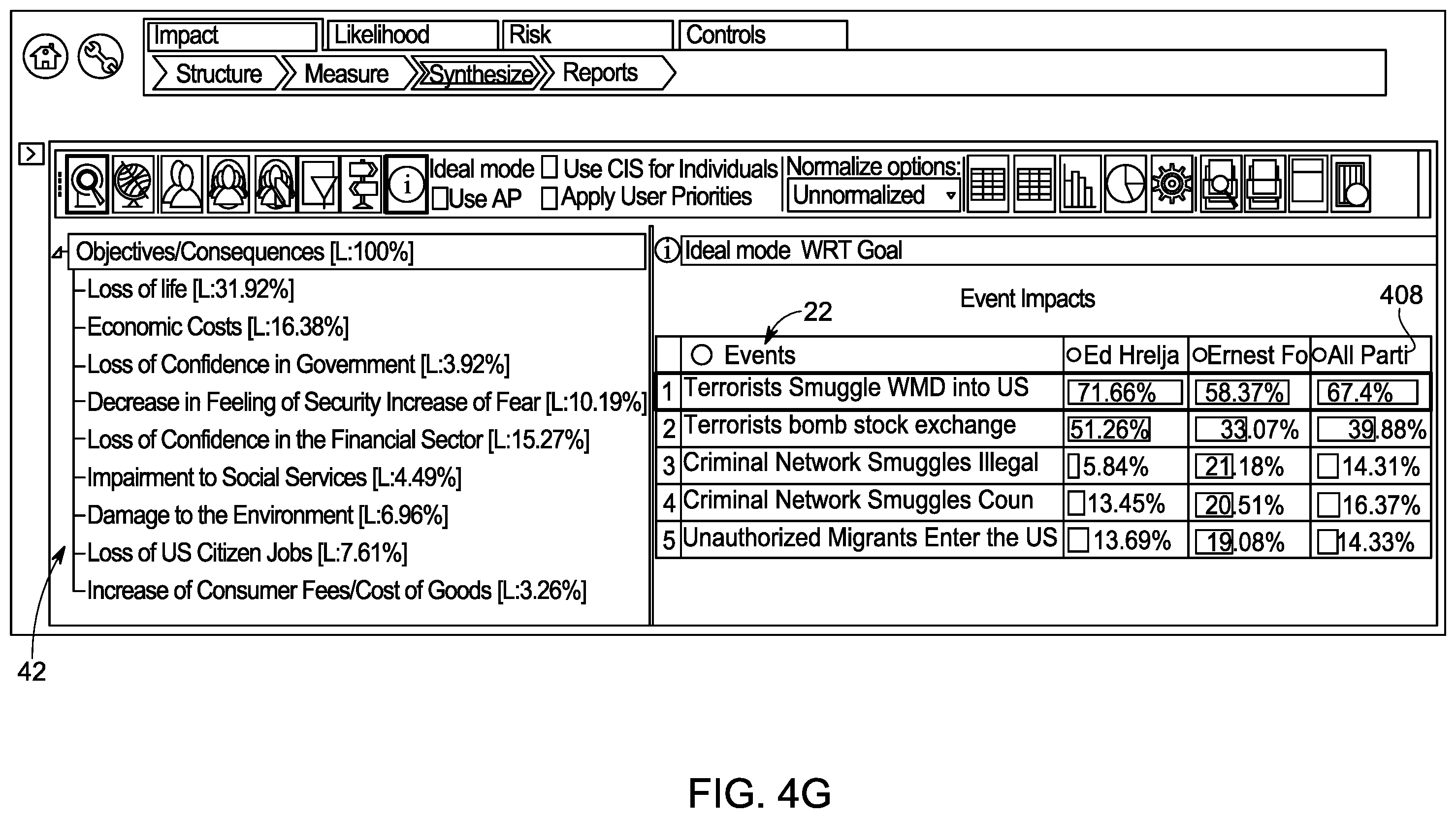 Patent US12367327 Figure 11 – System and a method for correcting inflated computed risk estimates by employing Monte Carlo simulations