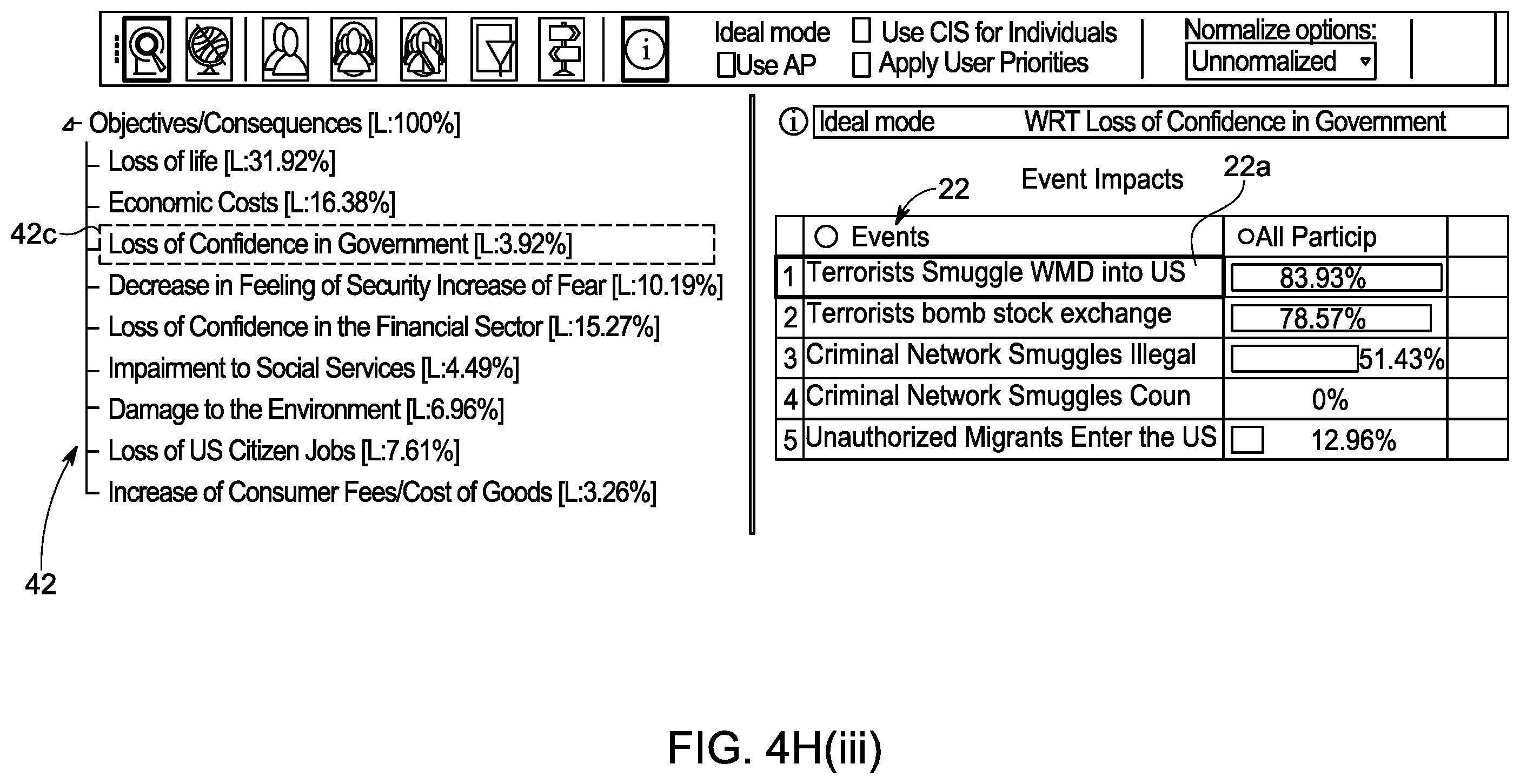 Patent US12367327 Figure 14 – System and a method for correcting inflated computed risk estimates by employing Monte Carlo simulations