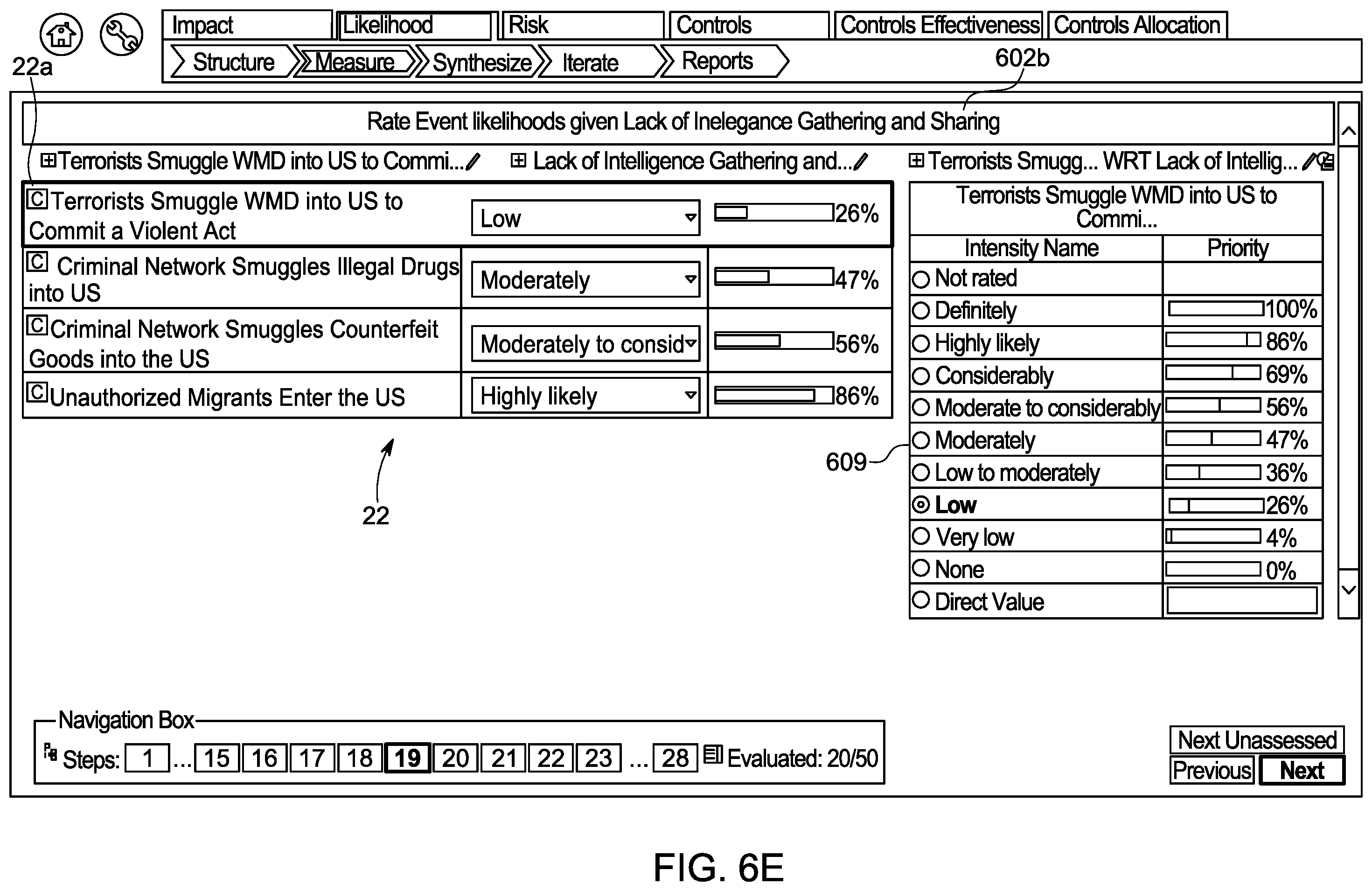 Patent US12367327 Figure 20 – System and a method for correcting inflated computed risk estimates by employing Monte Carlo simulations