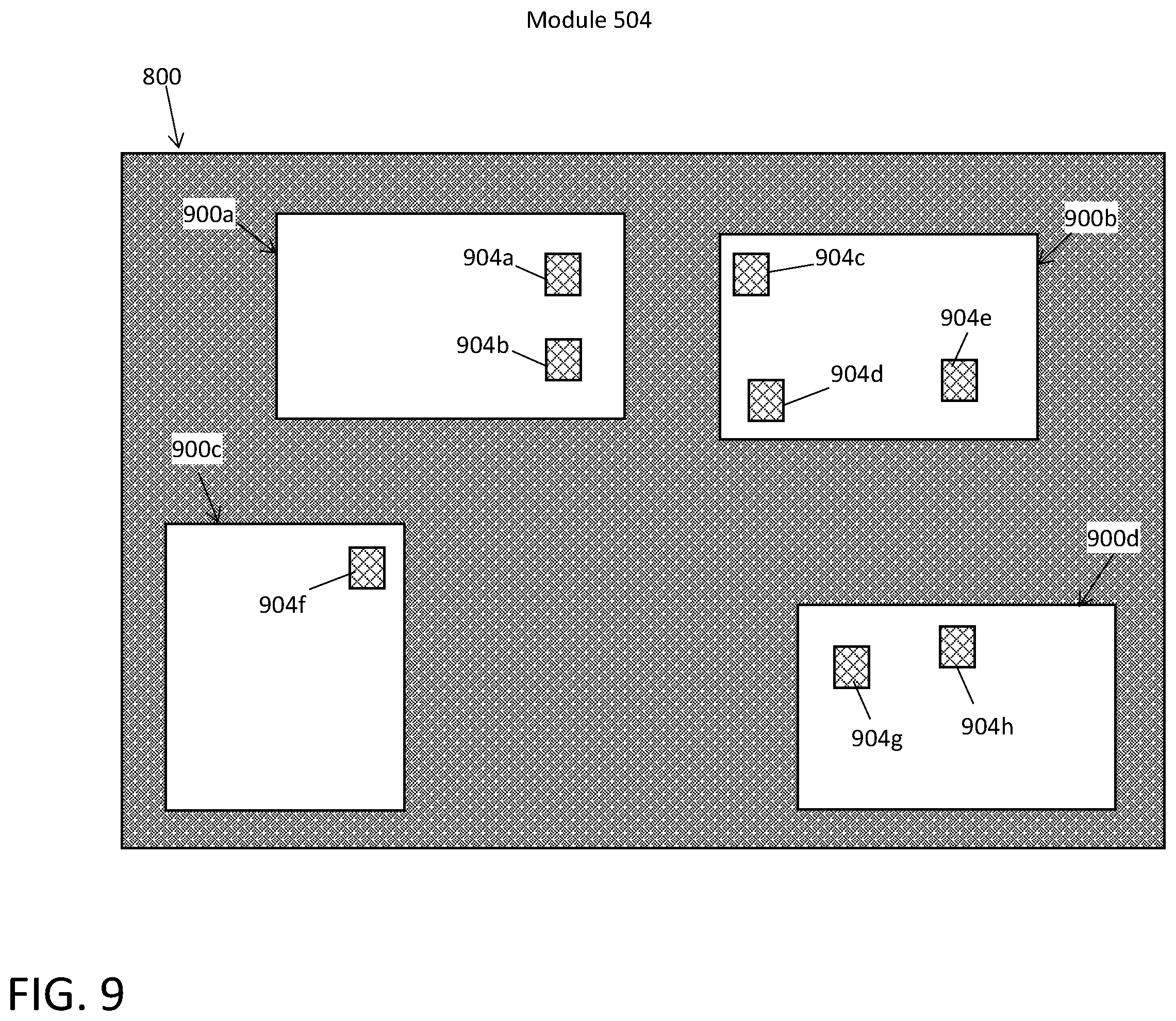 Patent US12367331 Figure 9 – Approach to child block pinning