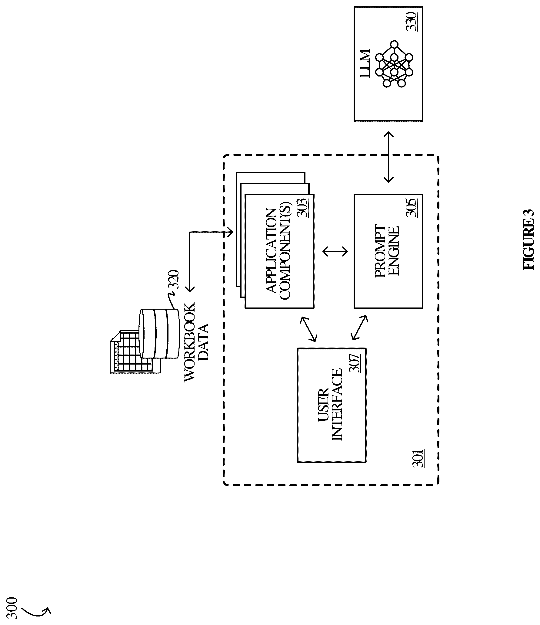 Patent US12367336 Figure 3 – Chain of thought reasoning for LLM integrations in spreadsheet environments