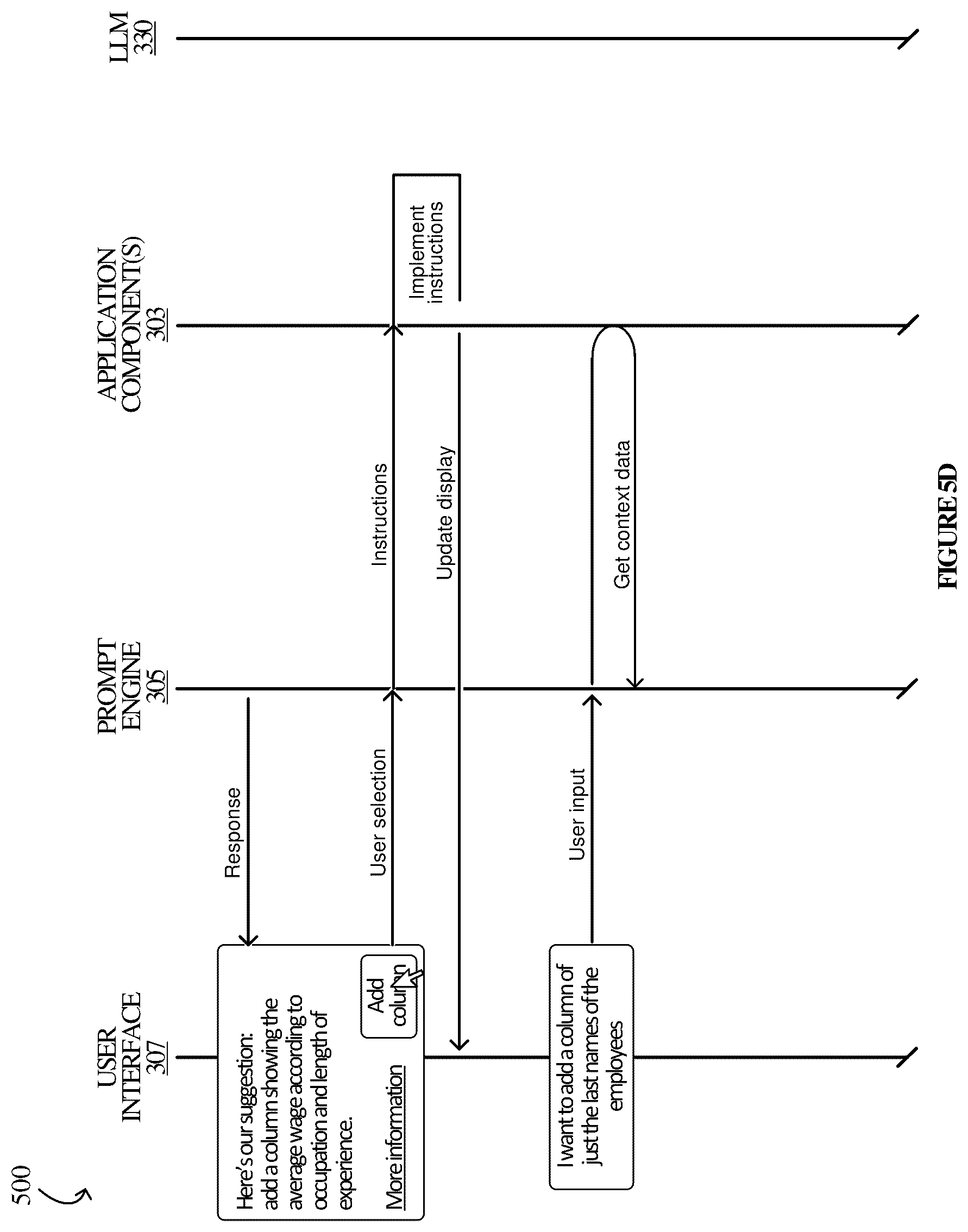 Patent US12367336 Figure 8 – Chain of thought reasoning for LLM integrations in spreadsheet environments