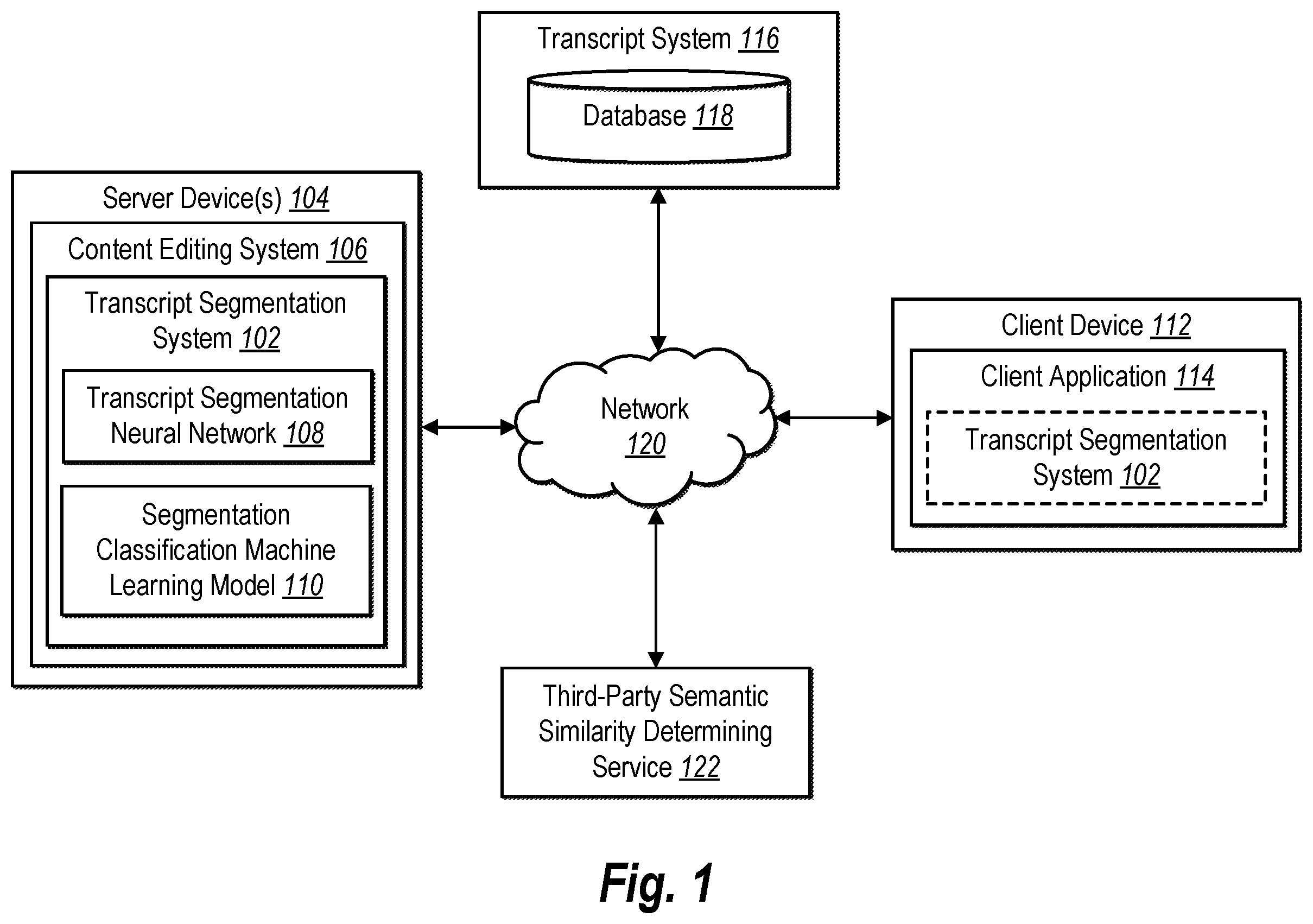 Patent US12367344 Figure 1 – Curricular next conversation prediction pretraining for transcript segmentation