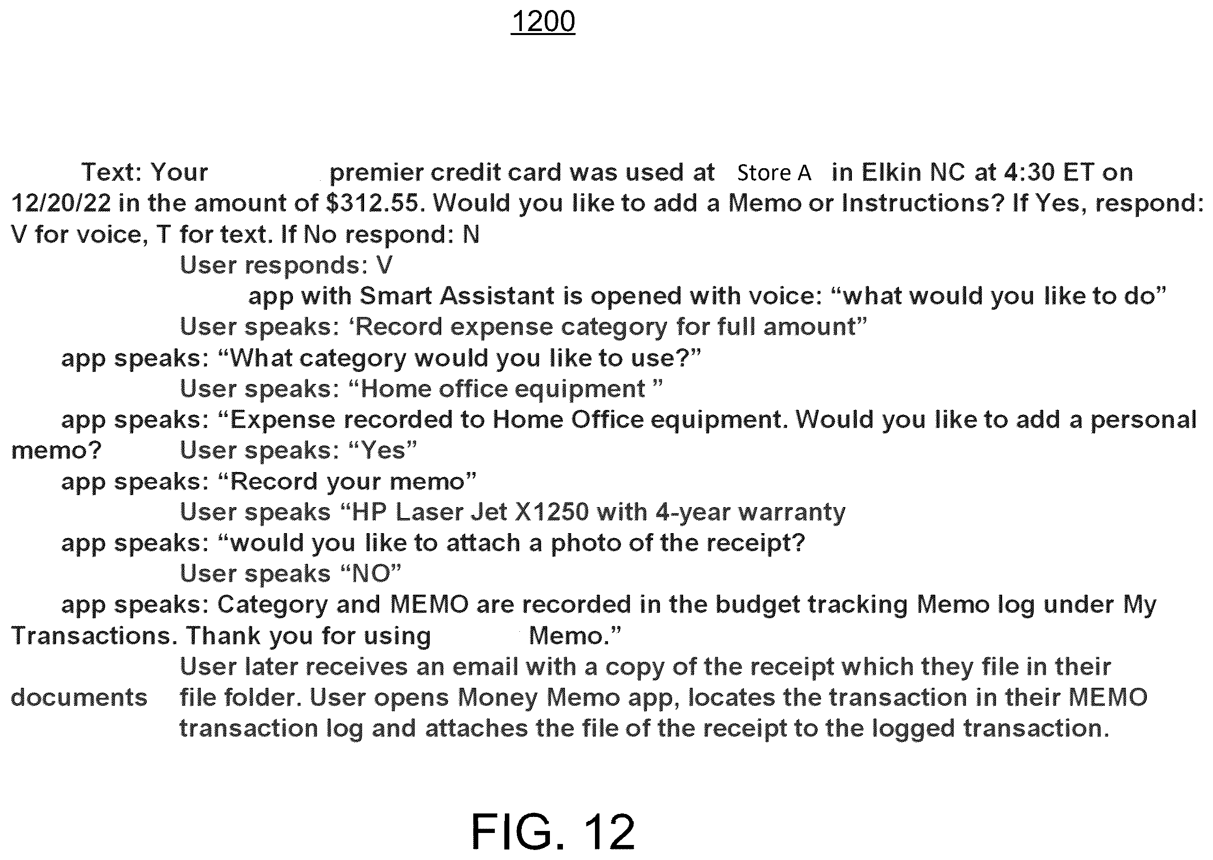 Patent US12367353 Figure 12 – Control parameter feedback protocol for adapting to data stream response feedback