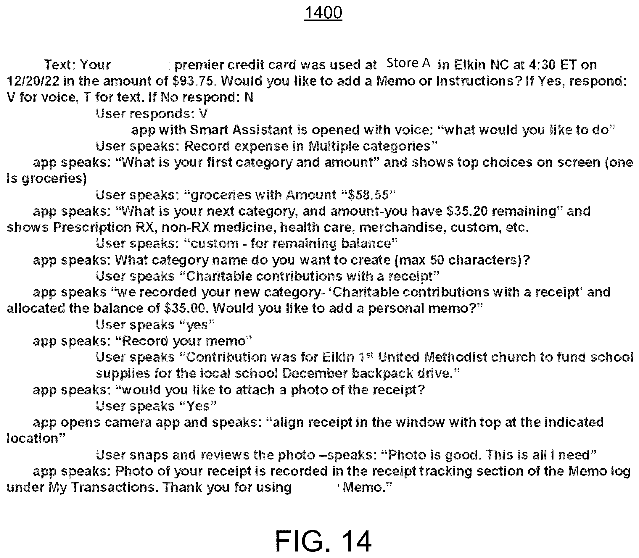 Patent US12367353 Figure 14 – Control parameter feedback protocol for adapting to data stream response feedback