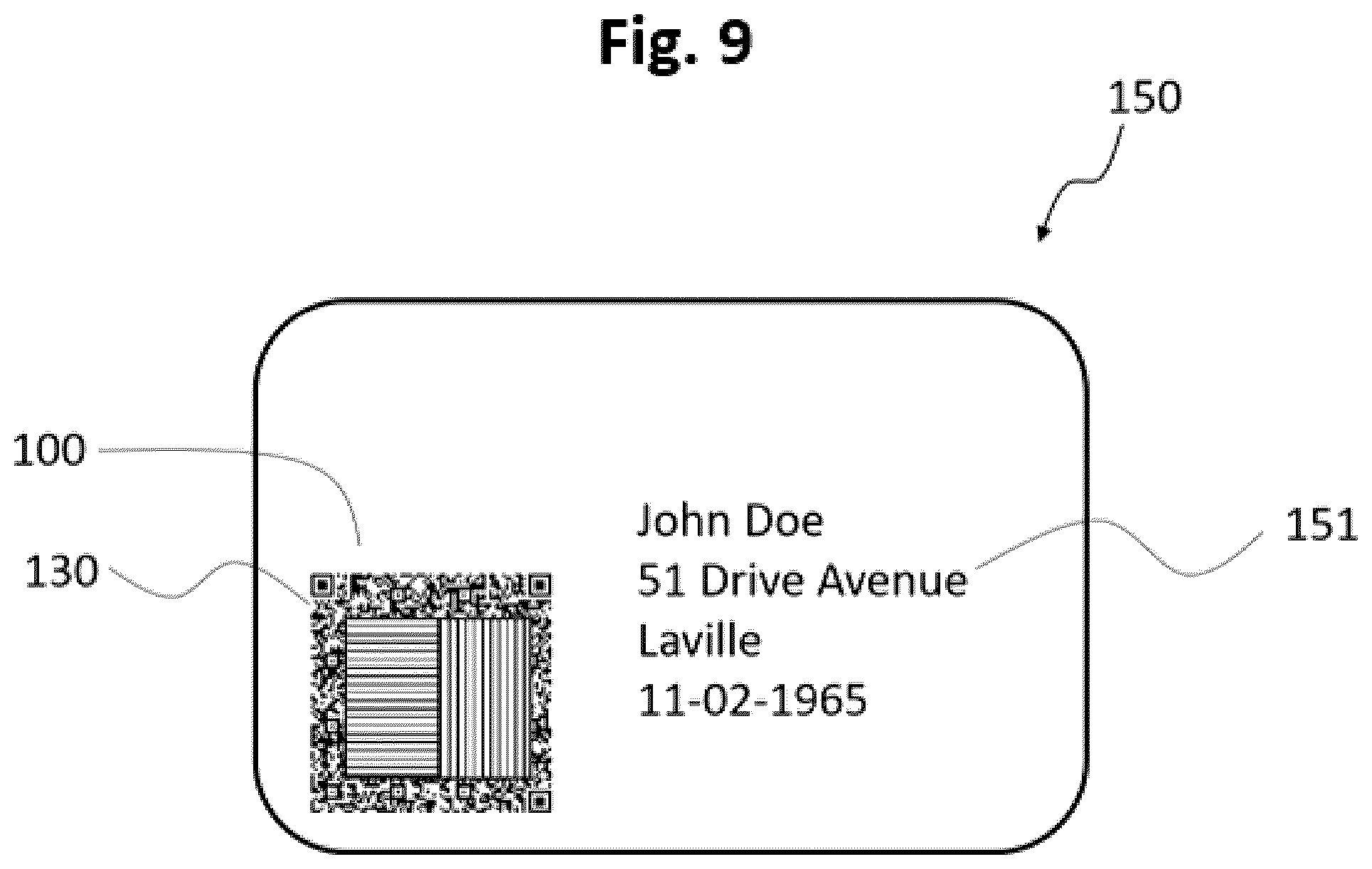 Patent US12367359 Figure 10 – Security marking, method and device for reading the security marking, security document marked with the security marking, and method and system for verifying said security document