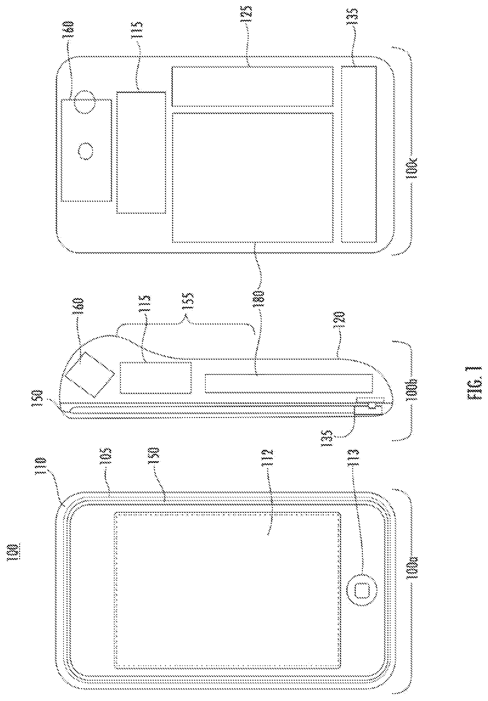 Patent US12367360 — Industrial design for consumer device based scanning and mobility — Figure 1