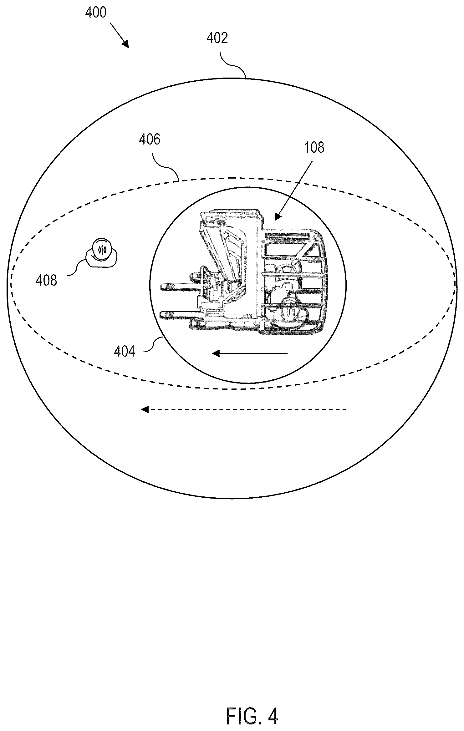 Patent US12367367 Figure 4 – Indirect electronic badge tracking