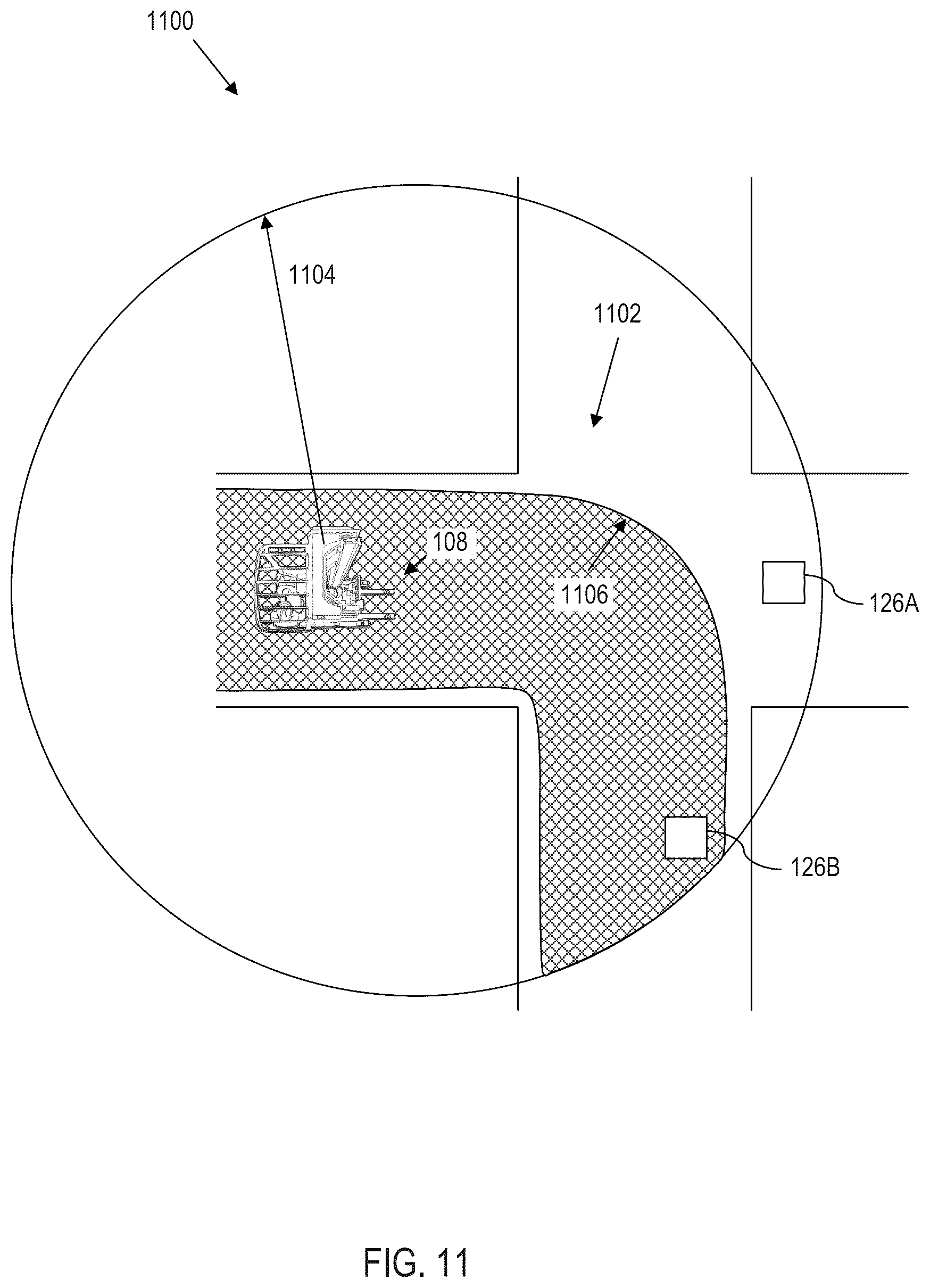 Patent US12367367 Figure 11 – Indirect electronic badge tracking