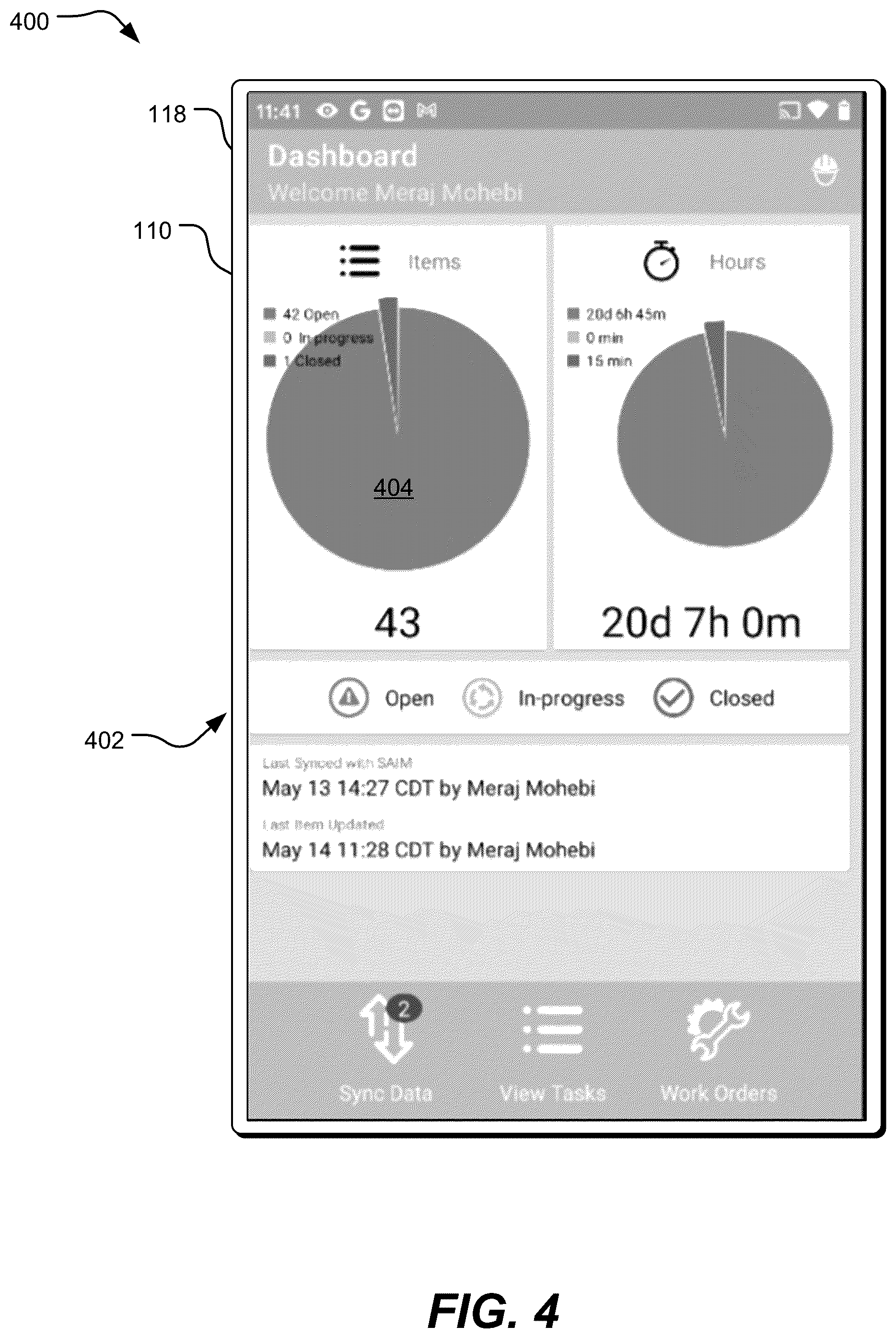 Patent US12367370 Figure 4 – Systems and methods for tracking facility assets
