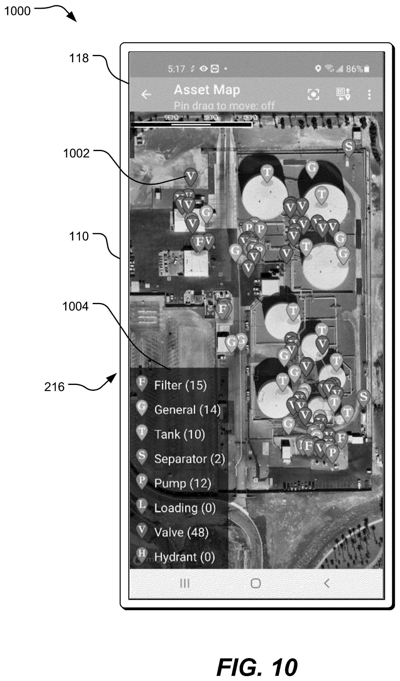 Patent US12367370 Figure 10 – Systems and methods for tracking facility assets