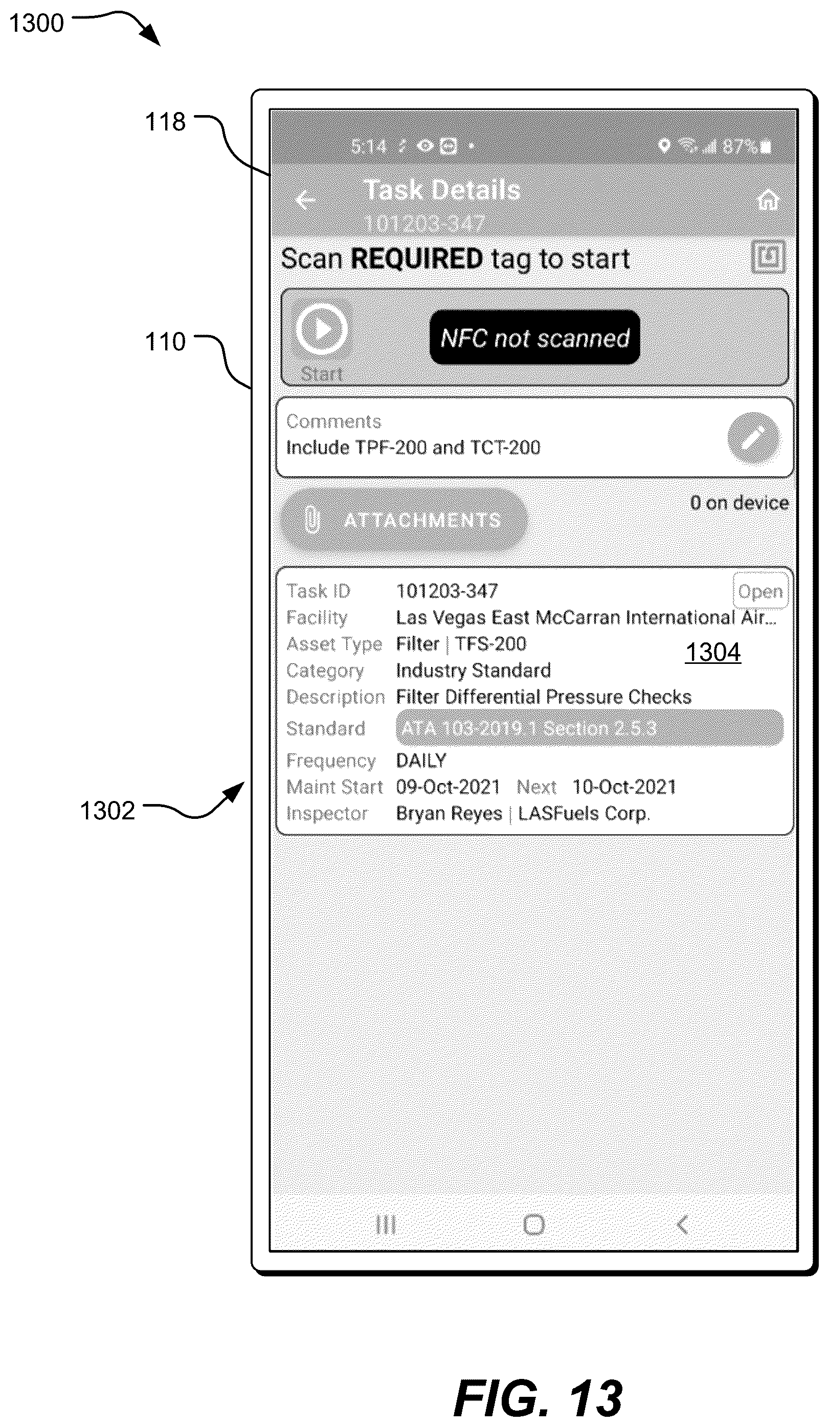 Patent US12367370 Figure 13 – Systems and methods for tracking facility assets