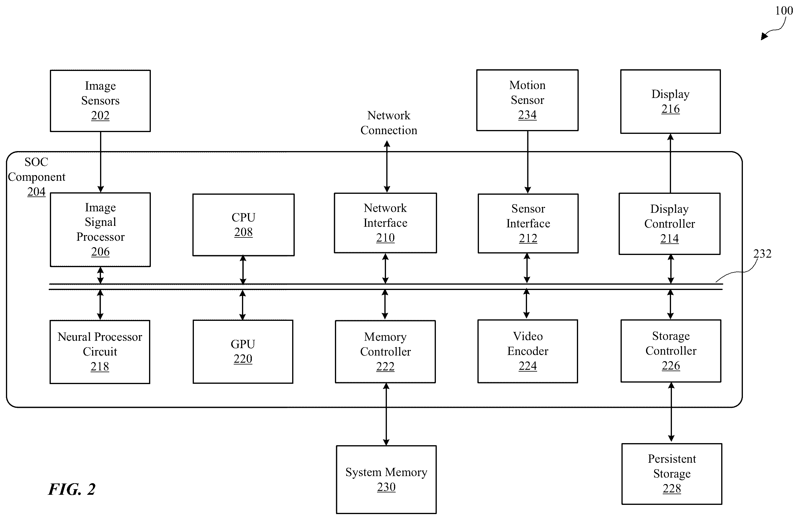 Patent US12367381 Figure 2 – Chained neural engine write-back architecture