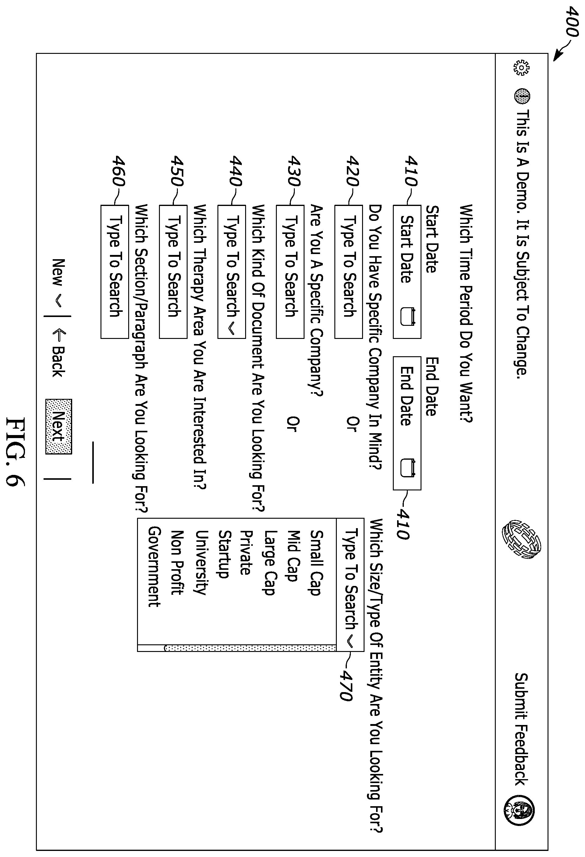 Patent US12367398 Figure 8 – Software-assisted system and method for locating, evaluating and creating market-standard documents