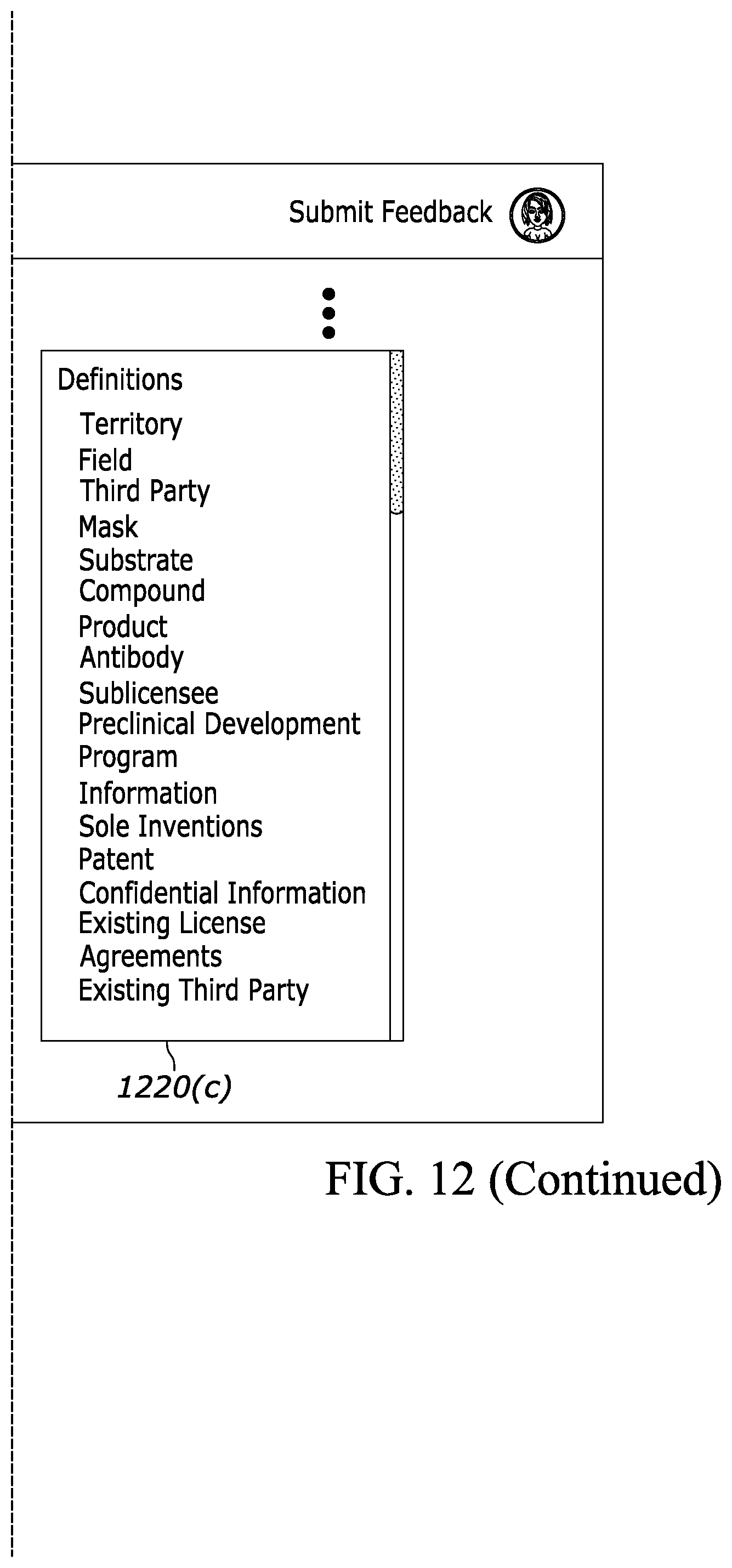 Patent US12367398 Figure 16 – Software-assisted system and method for locating, evaluating and creating market-standard documents