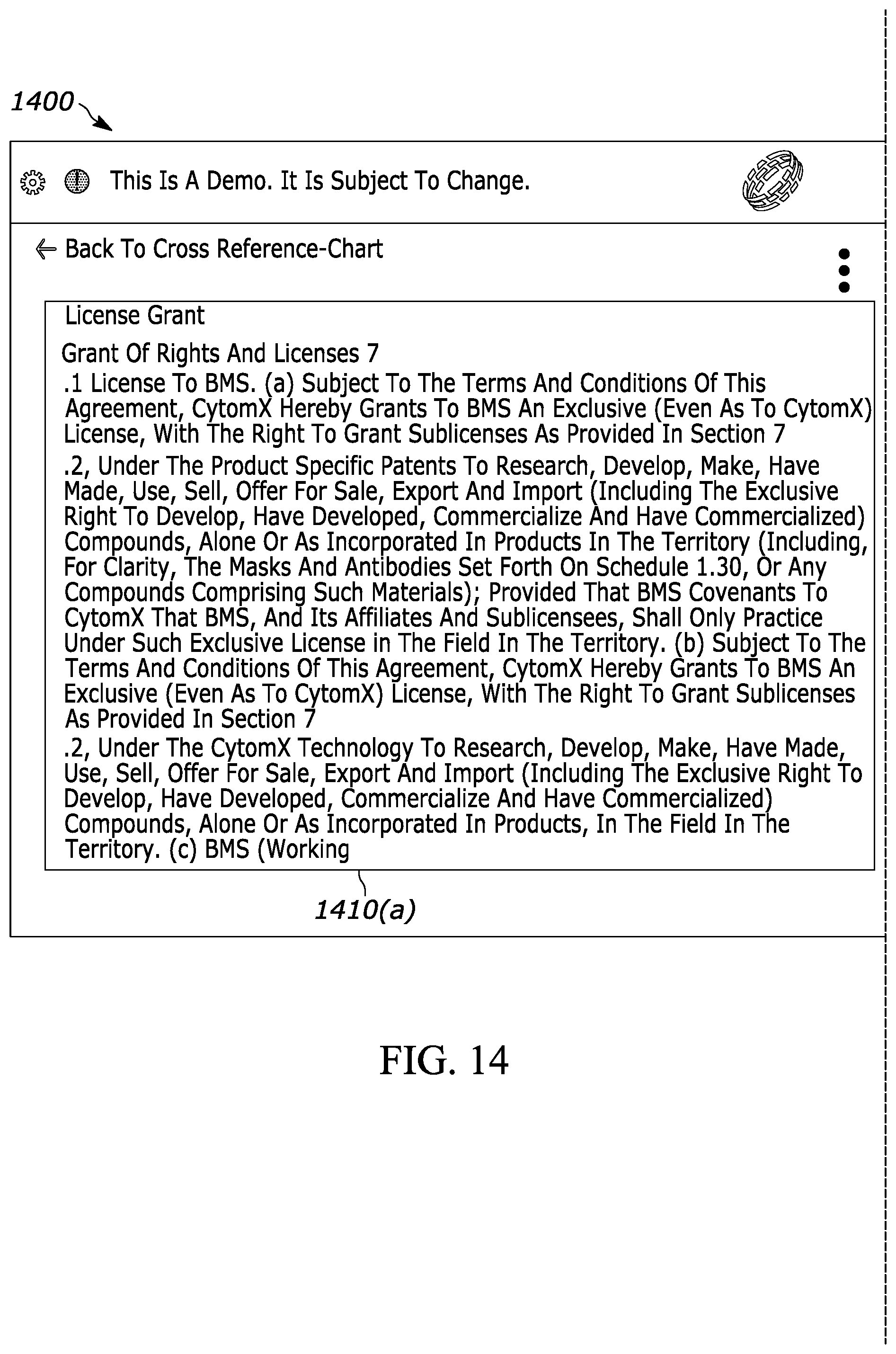 Patent US12367398 Figure 18 – Software-assisted system and method for locating, evaluating and creating market-standard documents