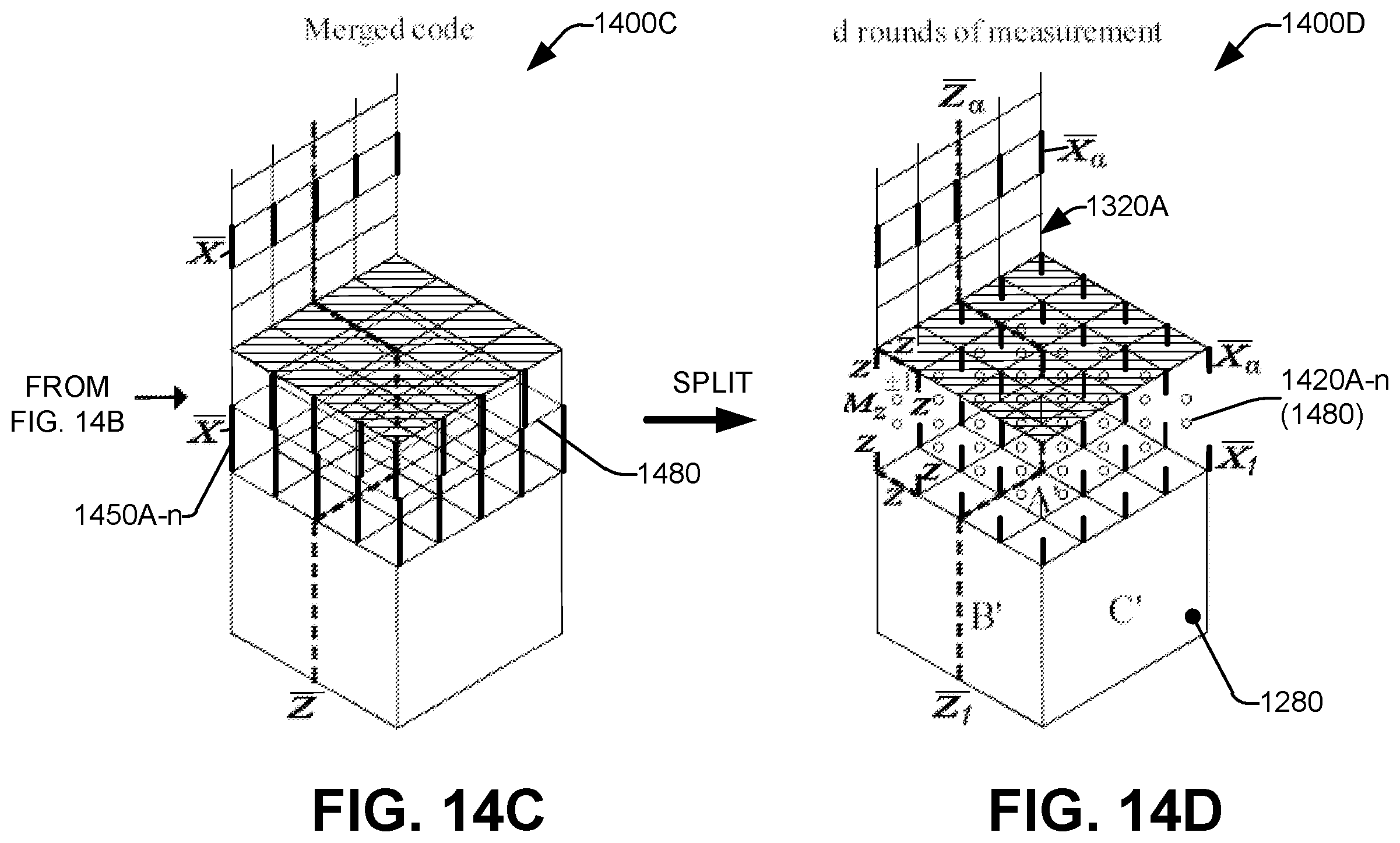 Patent US12367416 Figure 15 – Universal fault-tolerant quantum computation with a 2D abelian topological stabilizer code using magic patches