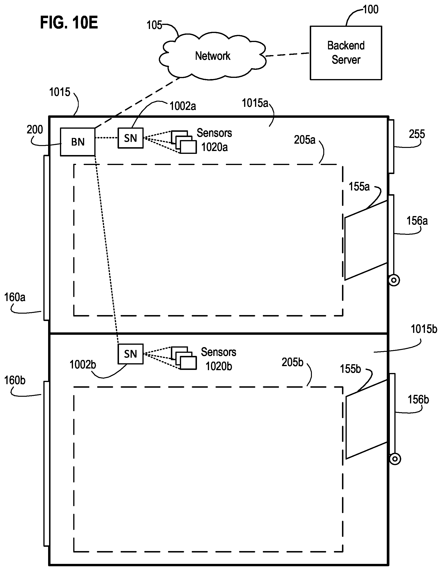 Patent US12367453 Figure 18 – Enhanced connected logistics receptacle apparatus, systems, and methods that selectively retrieve and report event information to a backend server to initiate a dispatched logistics operation related to a delivery item