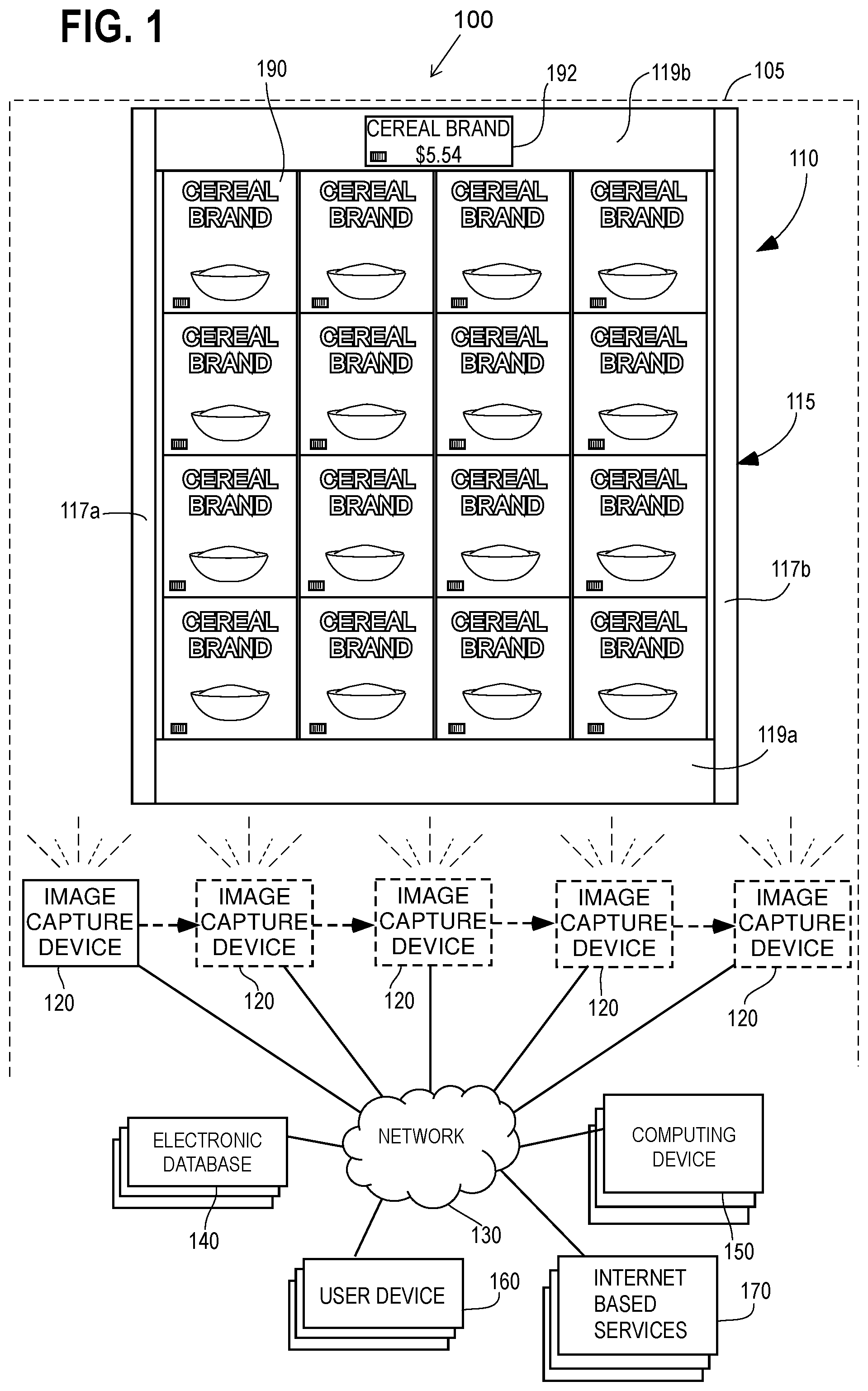 Patent US12367457 Figure 1 – Systems and methods of verifying price tag label-product pairings