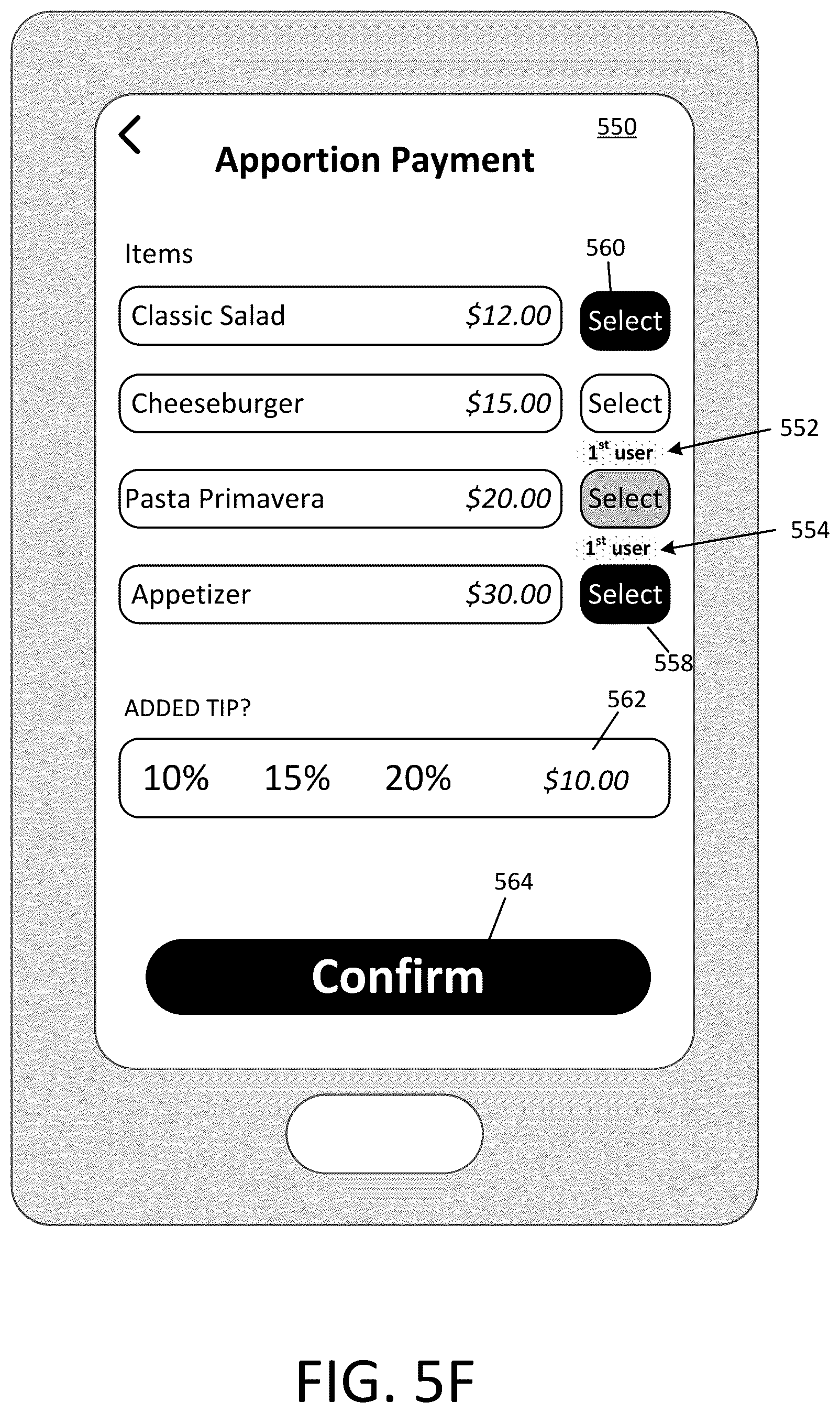Patent US12367467 Figure 12 – Integrated interactive elements for multi-user transactions