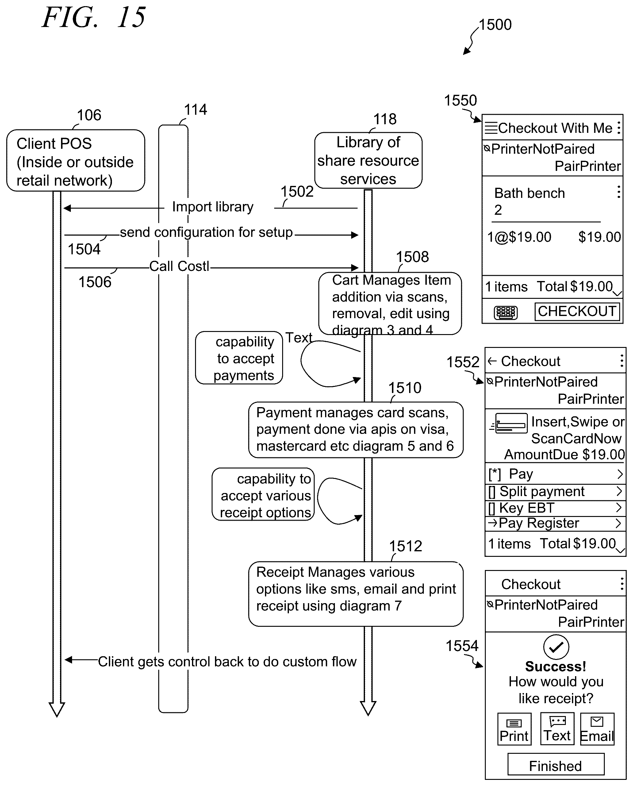 Patent US12367470 Figure 16 – Systems and methods of implementing a distributed retail point-of-sale hardware management network