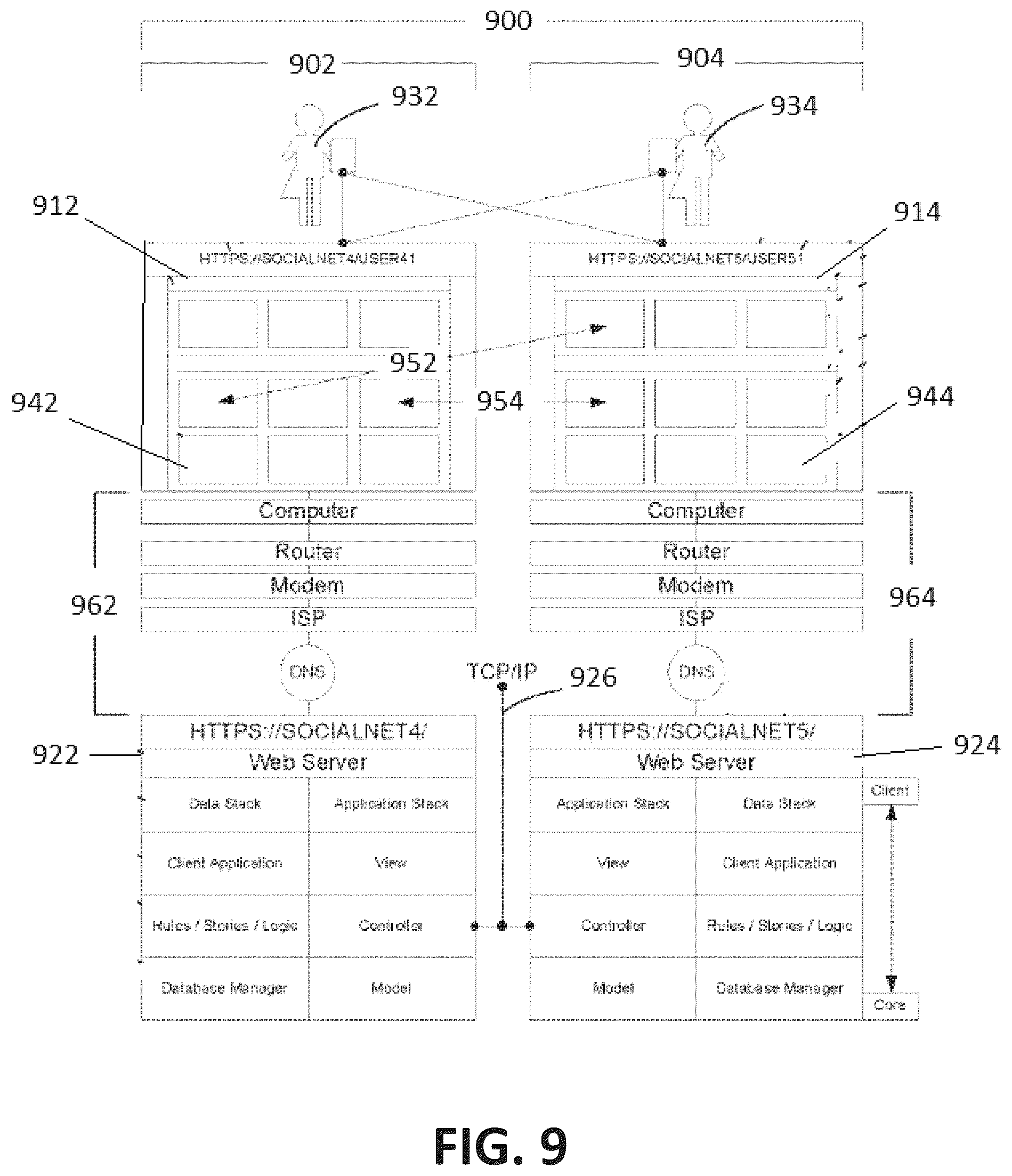 Patent US12367531 Figure 11 – Personalized social network system