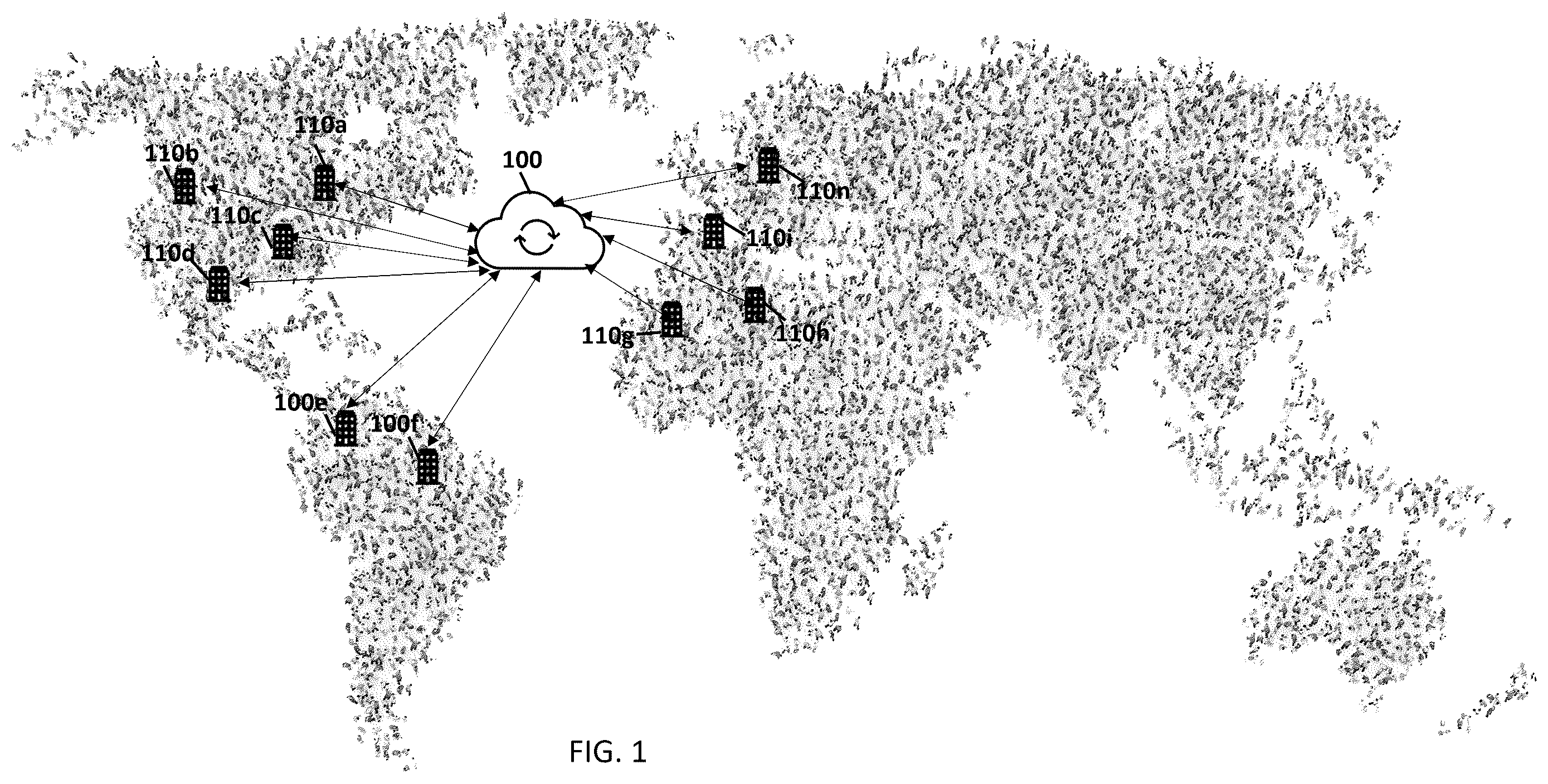 Patent US12367538 Figure 1 – Systems and methods for multidimensional access system for distributed sites