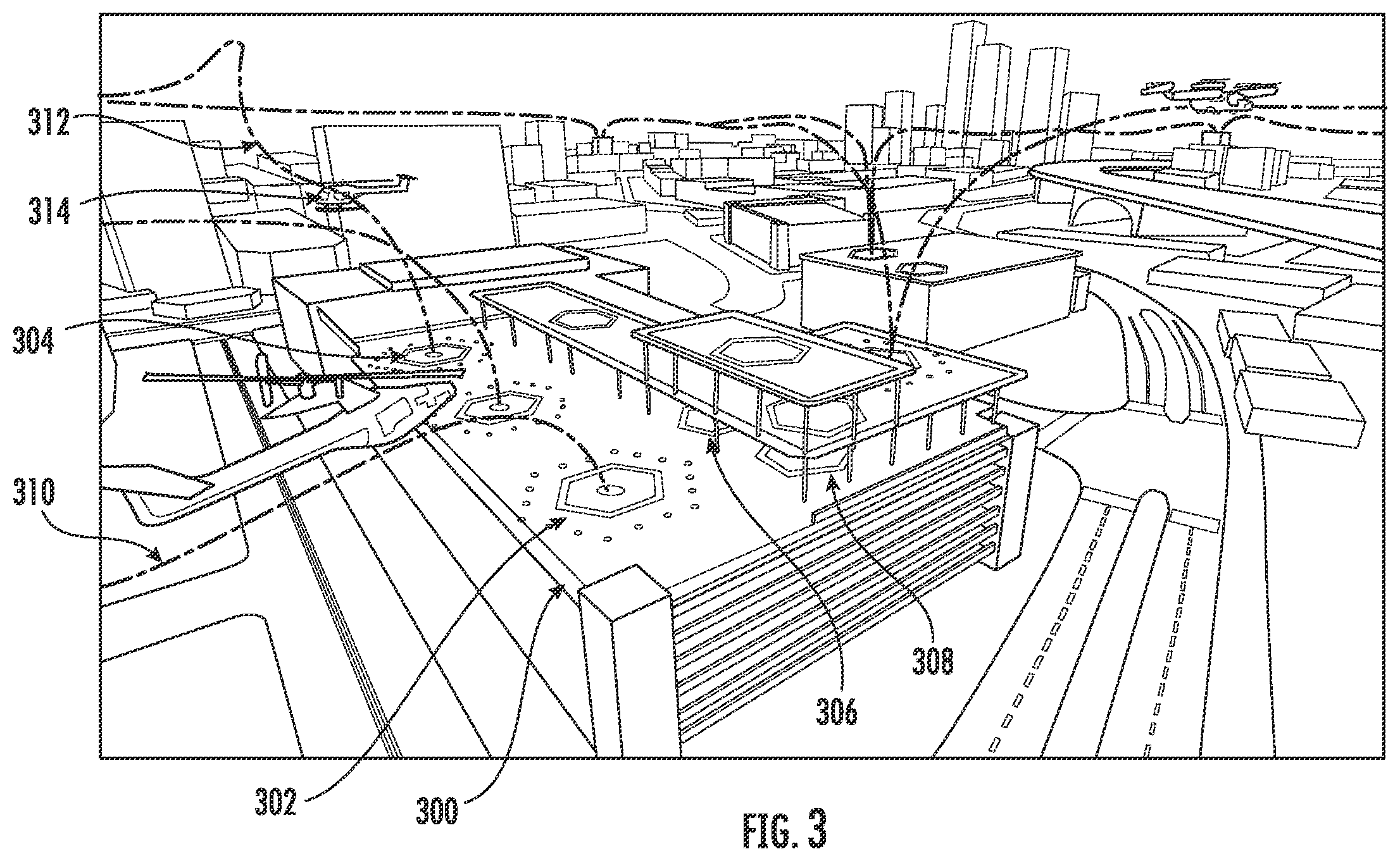 Patent US12367539 Figure 3 – Systems and methods for generating flight plans used by a ride sharing network