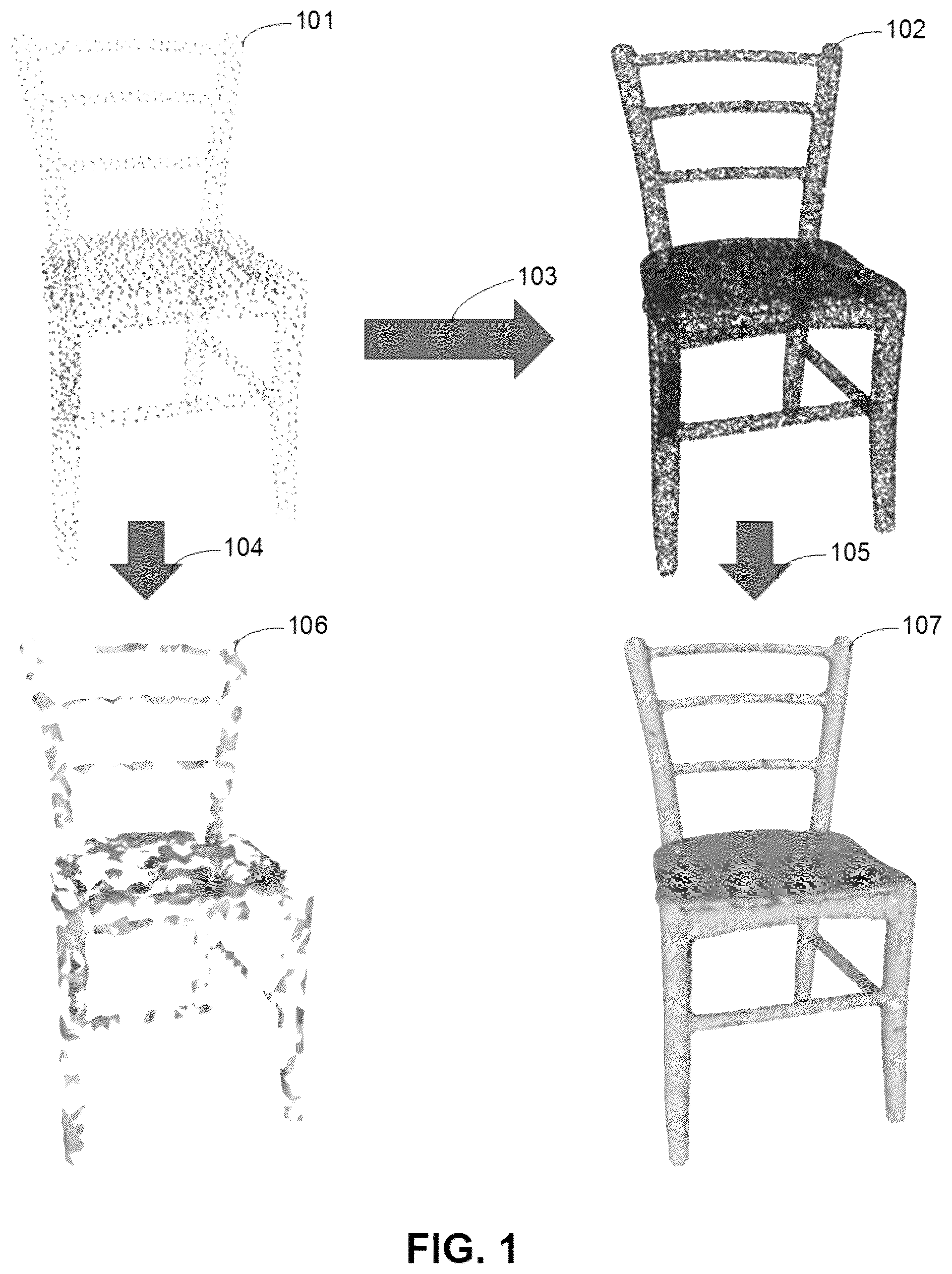 Patent US12367542 — Point cloud processing method and electronic device — Figure 1