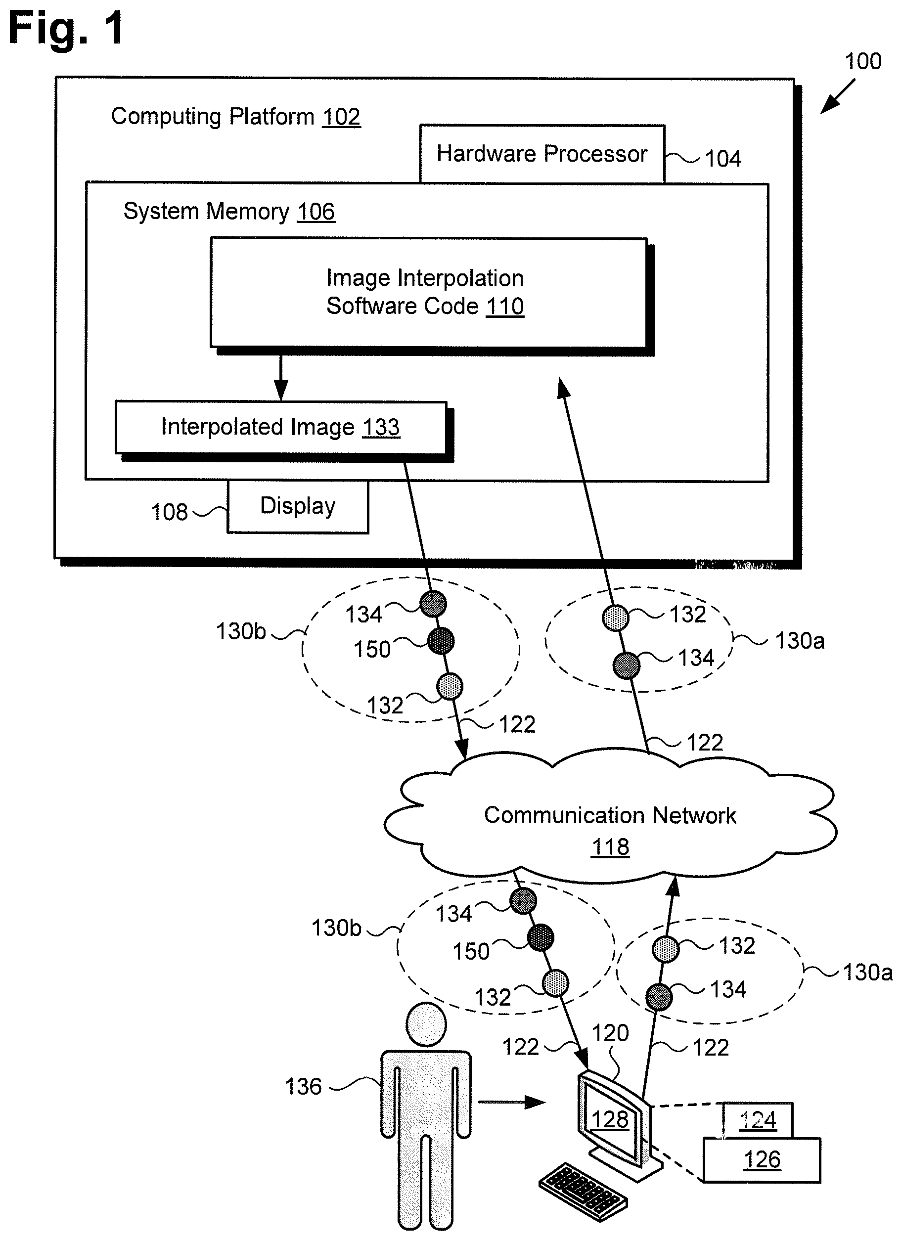 Patent US12367544 Figure 1 – Kernel-based frame interpolation for spatio-temporally adaptive rendering
