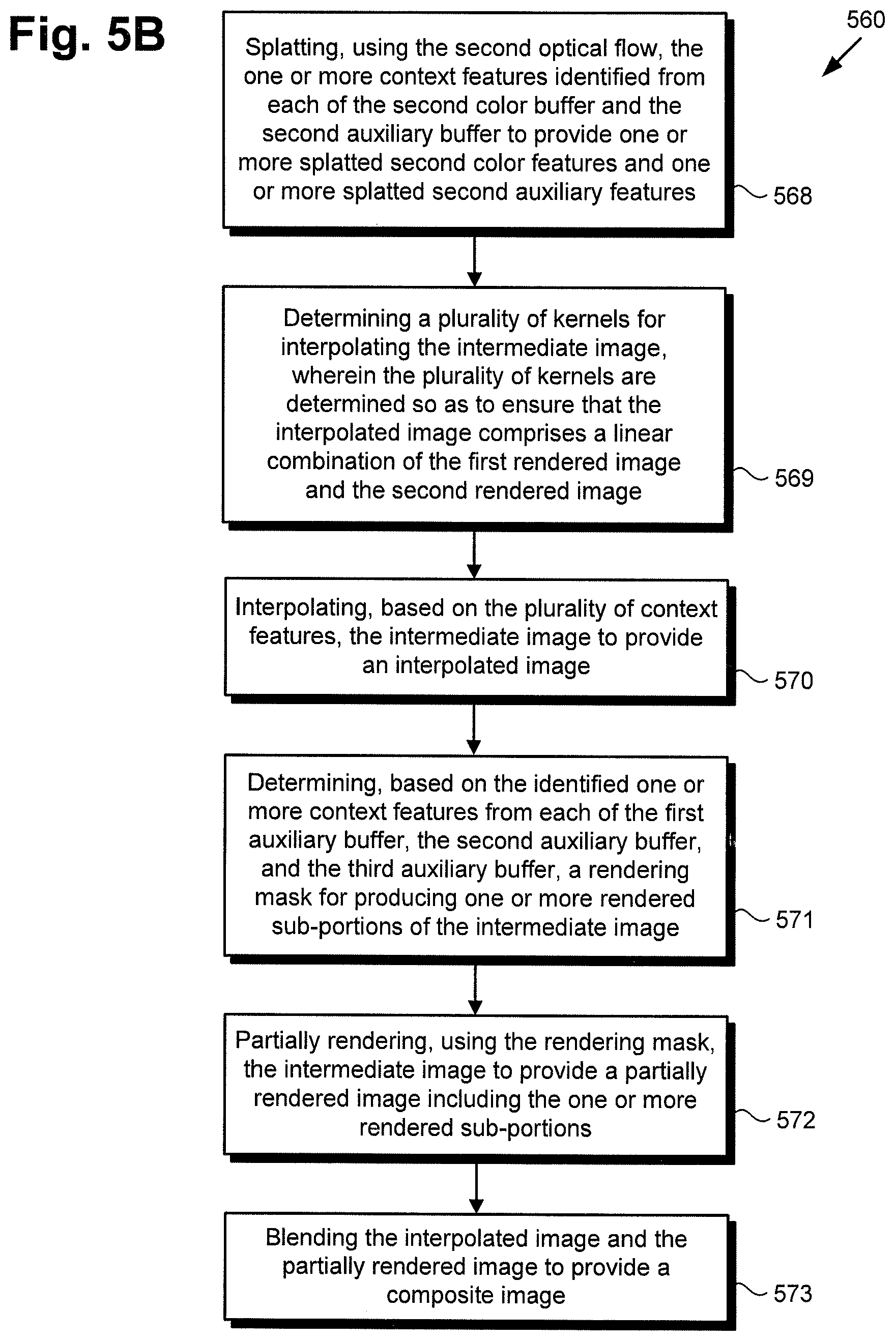 Patent US12367544 Figure 6 – Kernel-based frame interpolation for spatio-temporally adaptive rendering