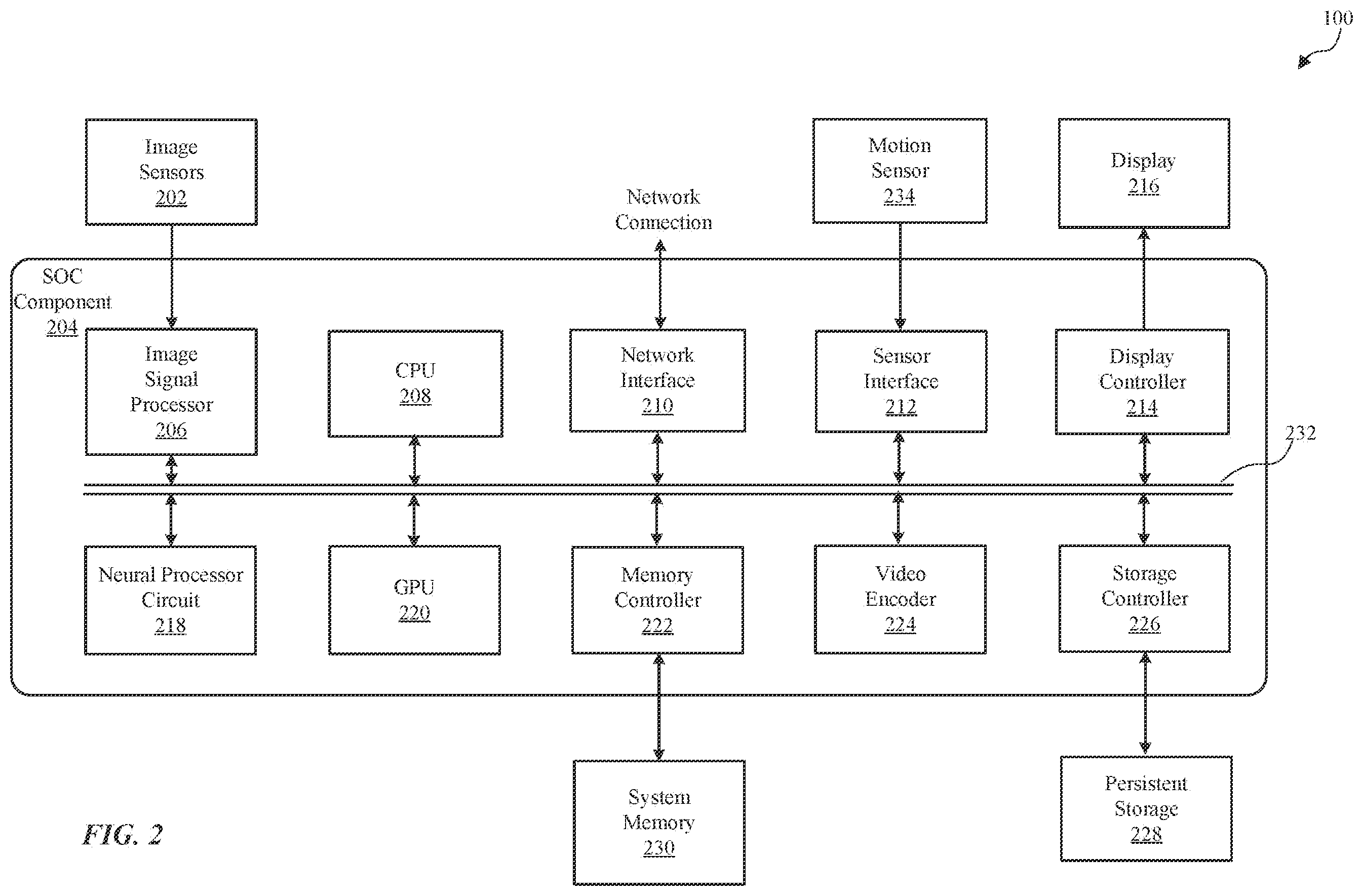 Patent US12367545 Figure 2 – Circuit for combined down sampling and correction of image data