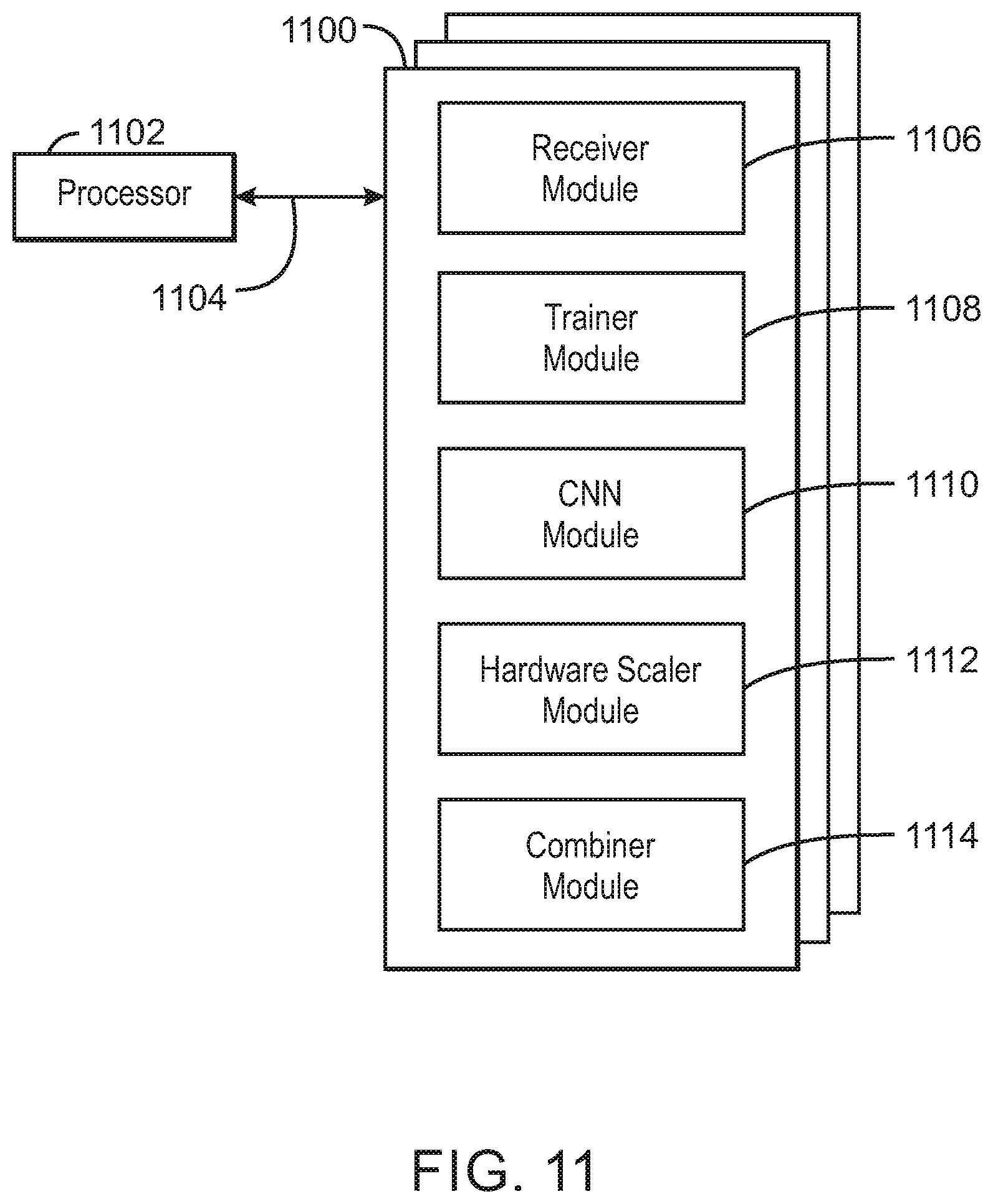 Patent US12367547 Figure 11 – Super resolution using convolutional neural network