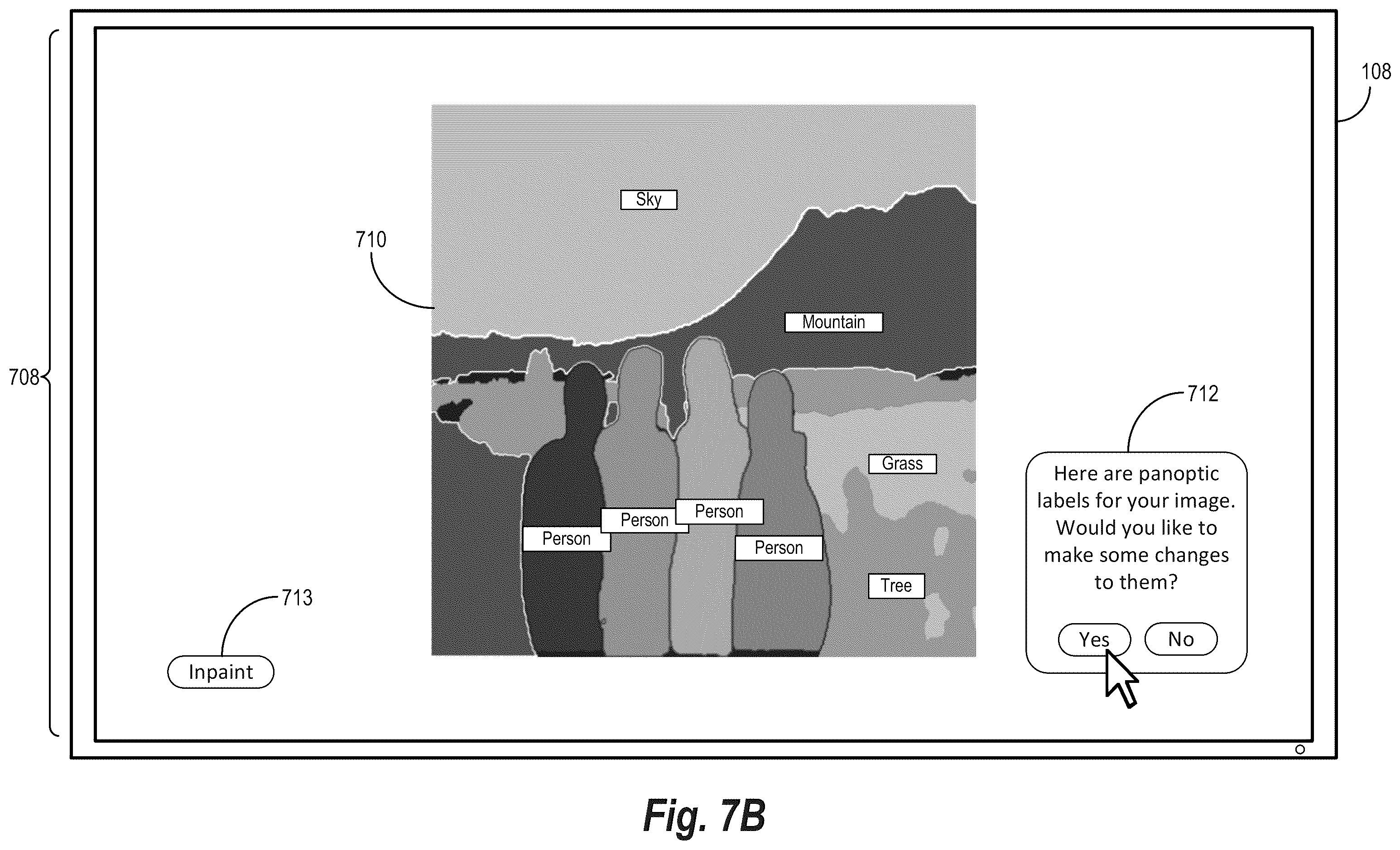 Patent US12367562 Figure 11 – Iteratively modifying inpainted digital images based on changes to panoptic segmentation maps