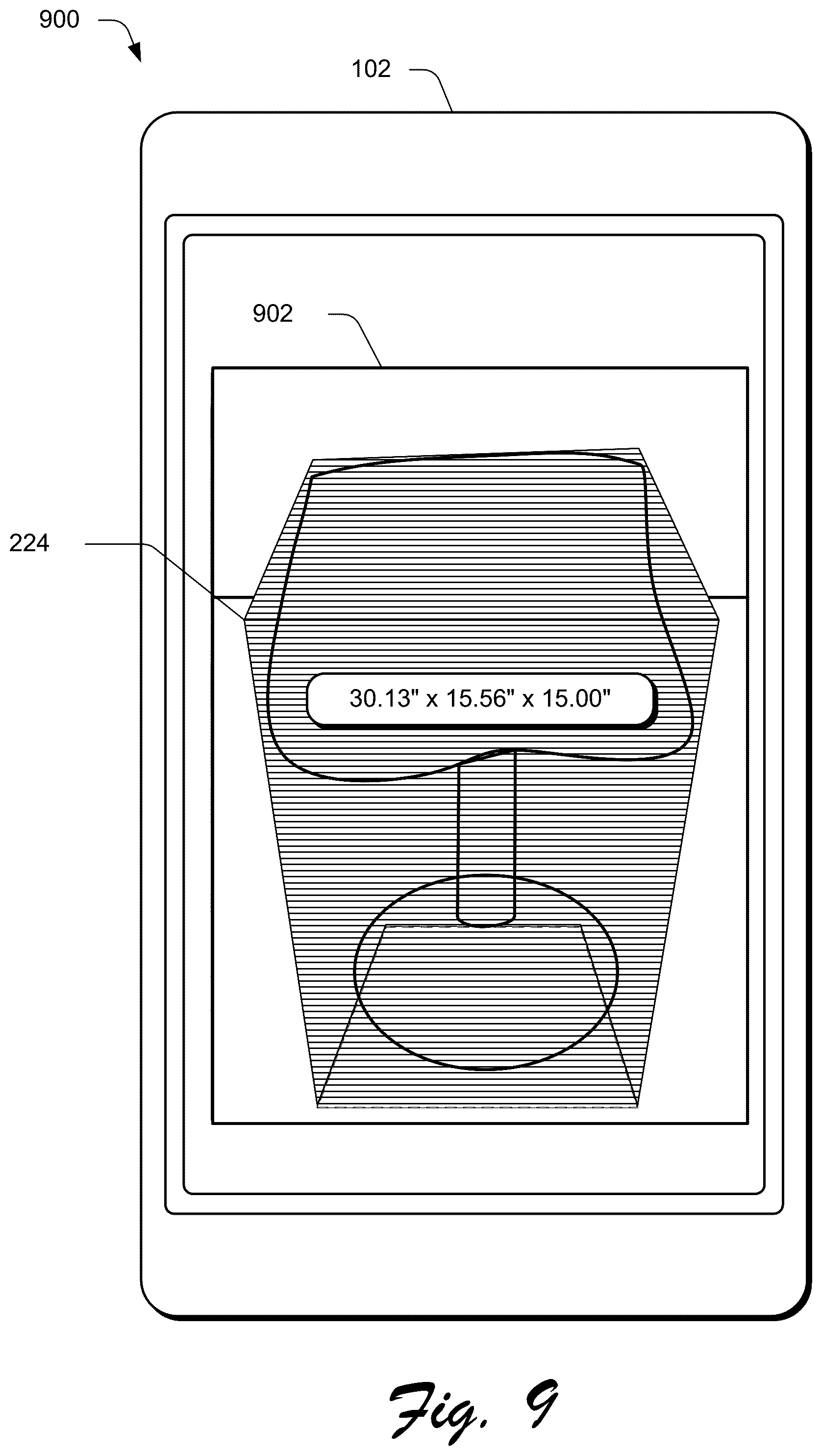 Patent US12367590 Figure 7 – Physical object boundary detection techniques and systems